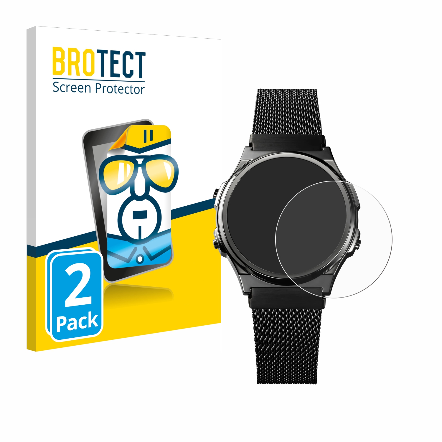 2x BROTECT Displayschutz-Folie pro Casio A171WEMB-1A