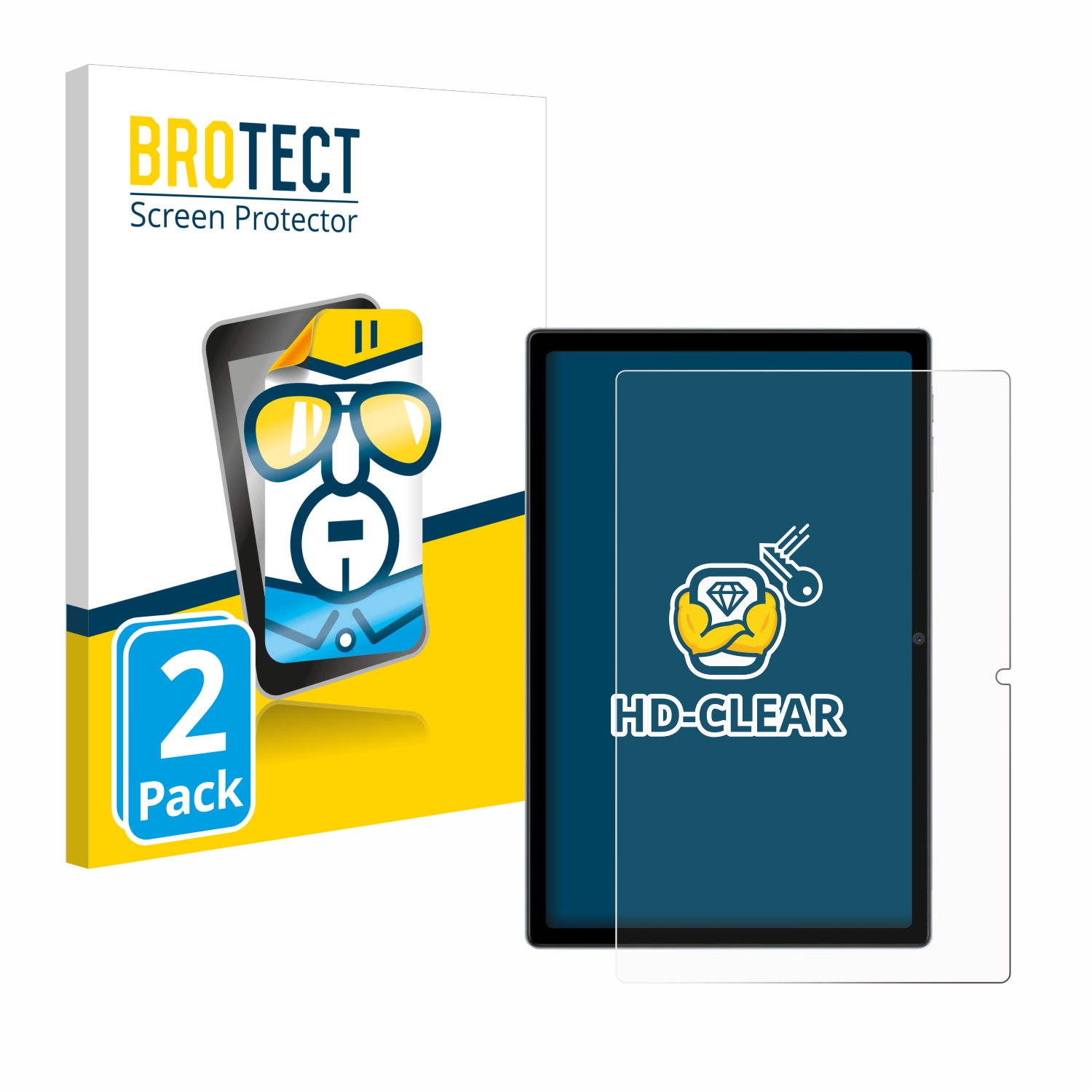 2x BROTECT Displayschutz-Folie pro Blackview Tab 15 Pro 10.5