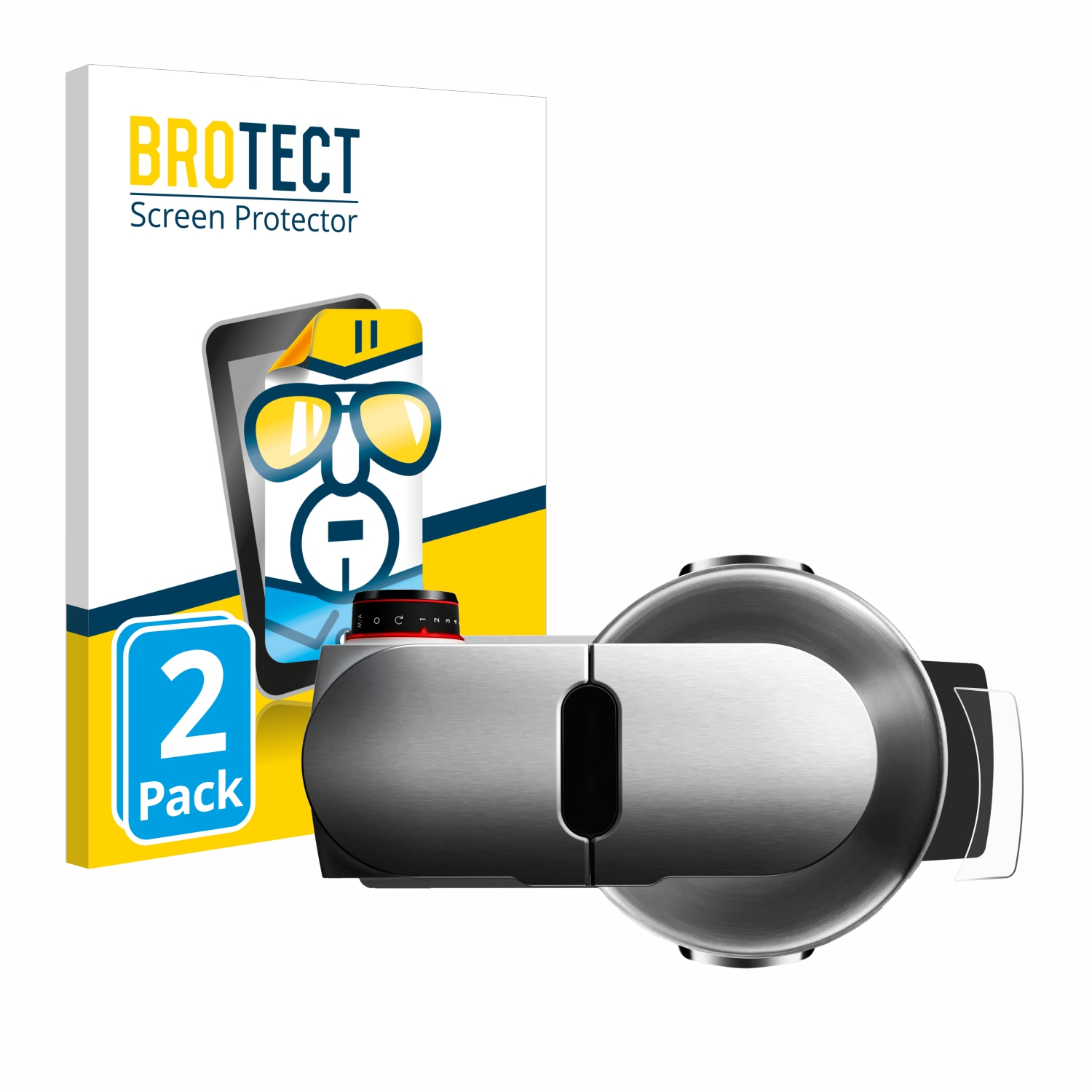 2x BROTECT Displayschutz-Folie pro Bosch MUM Serie 8 OptiMUM MUM9AX5S00