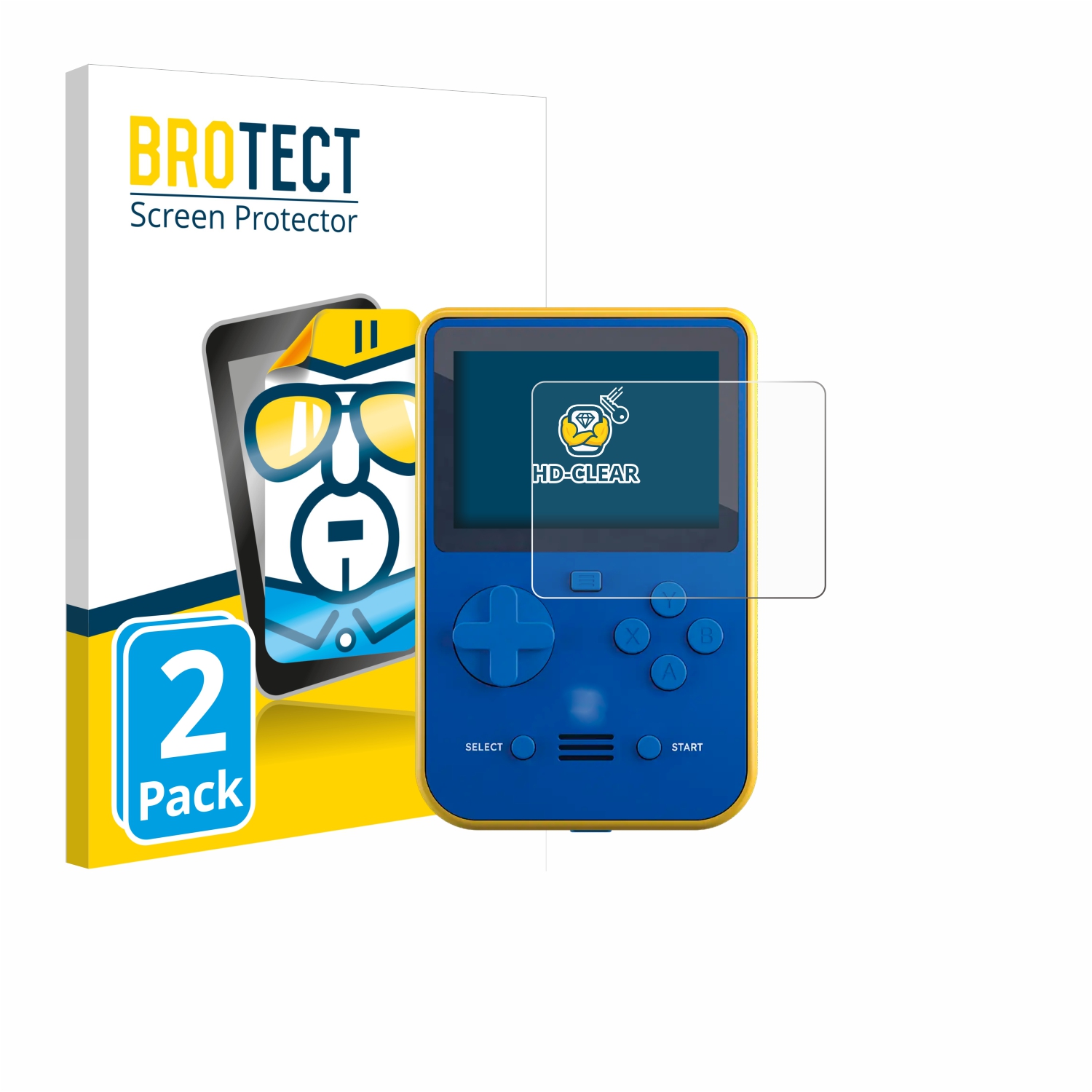 2x BROTECT Displayschutz-Folie pro Blaze Super Pocket