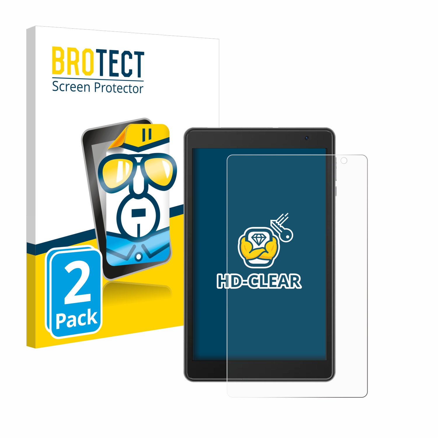 2x BROTECT Displayschutz-Folie pro Blackview Tab 50 WiFi
