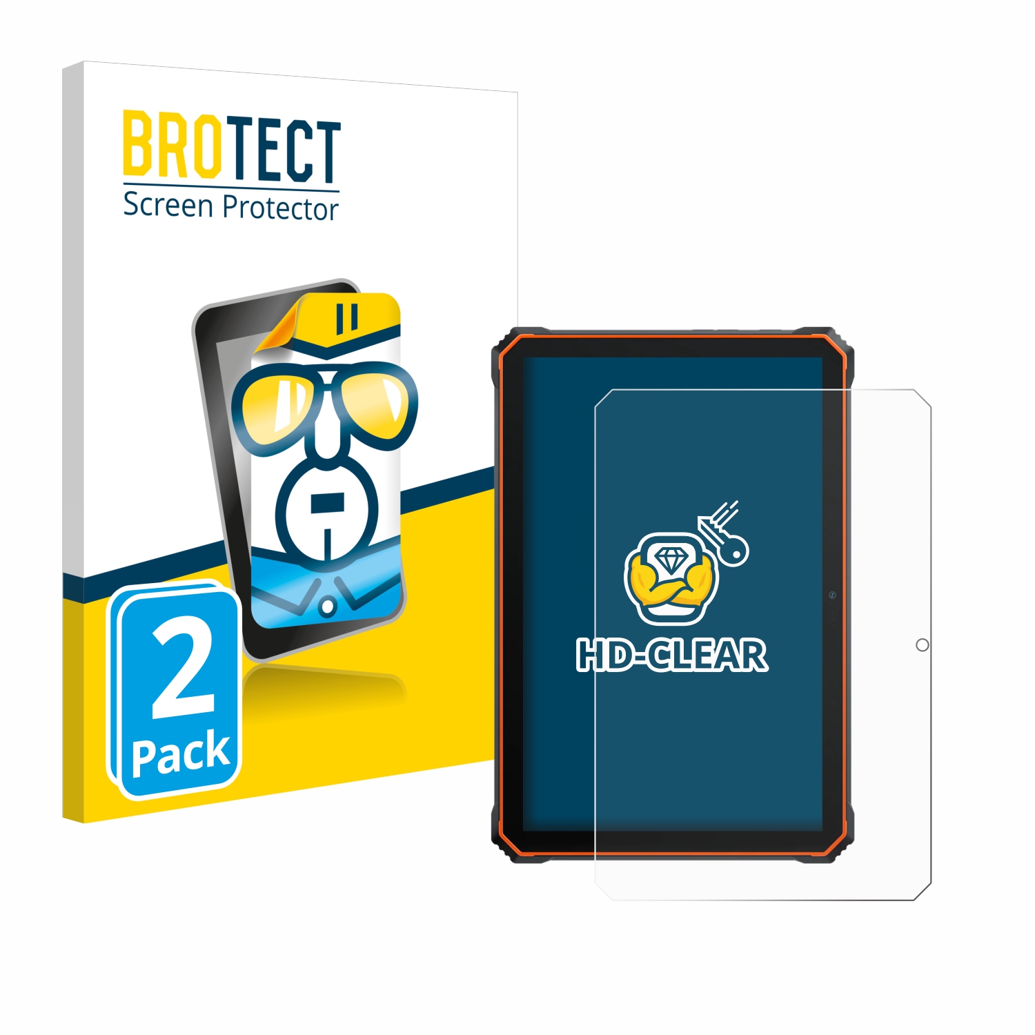 2x BROTECT Displayschutz-Folie pro Blackview Active 6