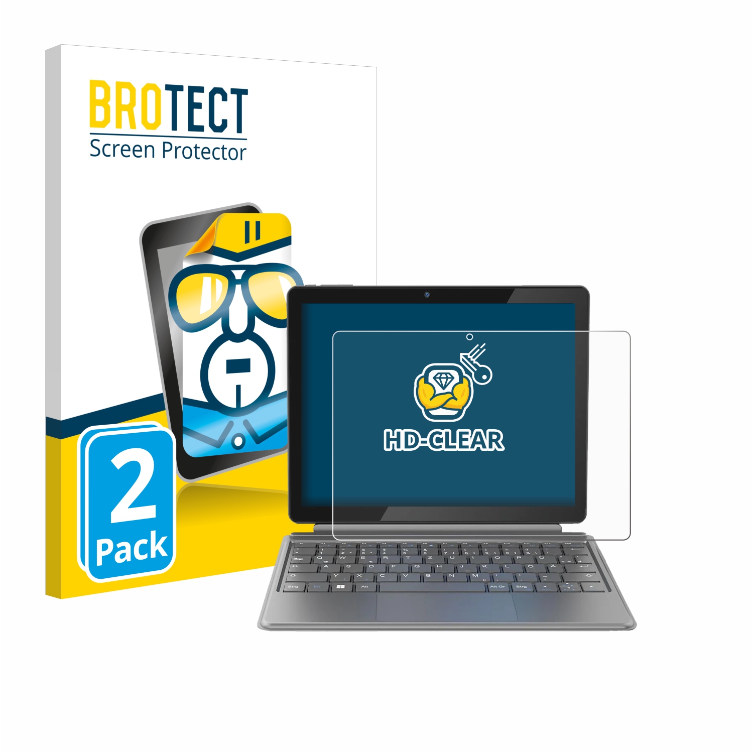 2x BROTECT Displayschutz-Folie pro Alldocube iWork 20 Pro