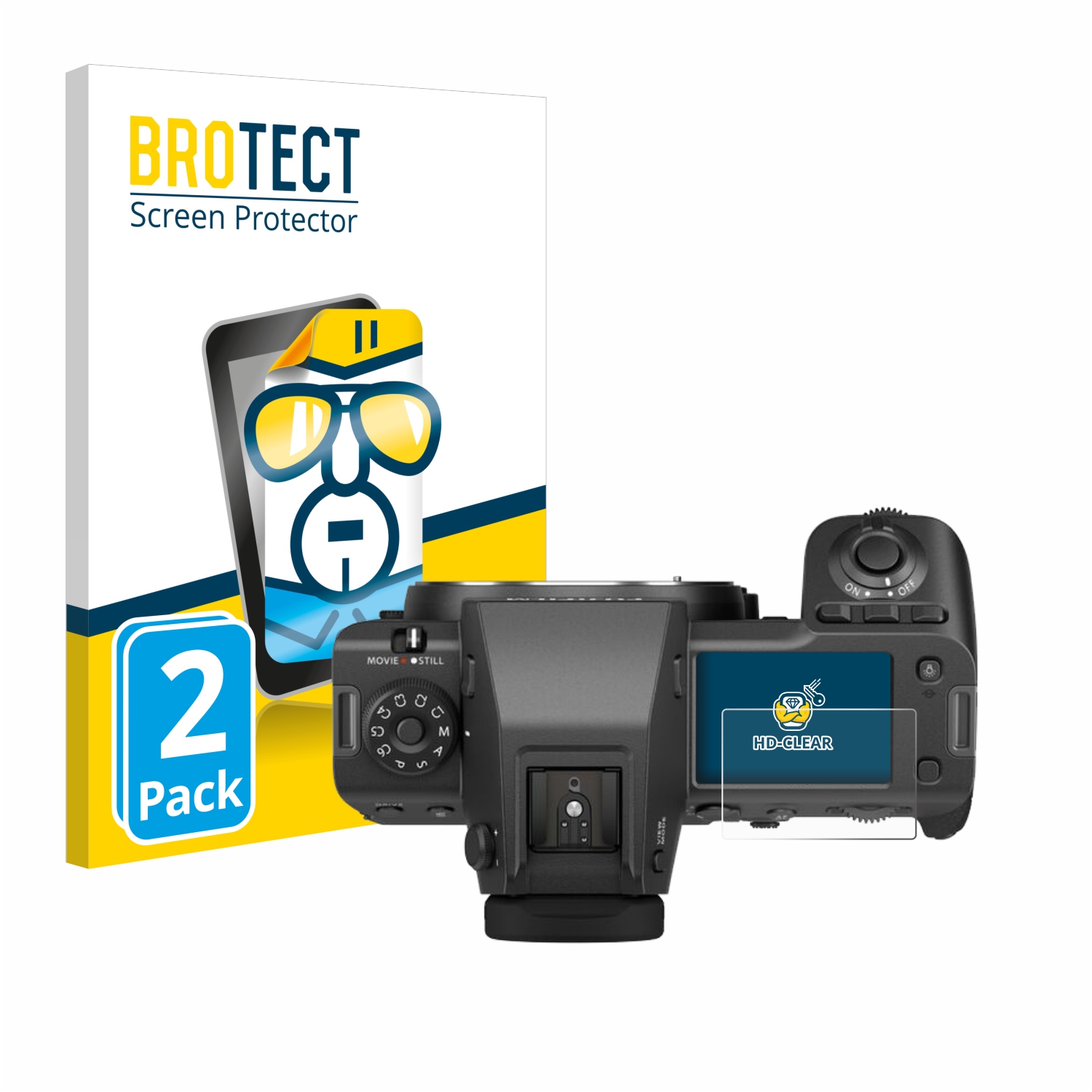 2x BROTECT Displayschutz-Folie pro Fujifilm GFX100 II (displej na ramínku)