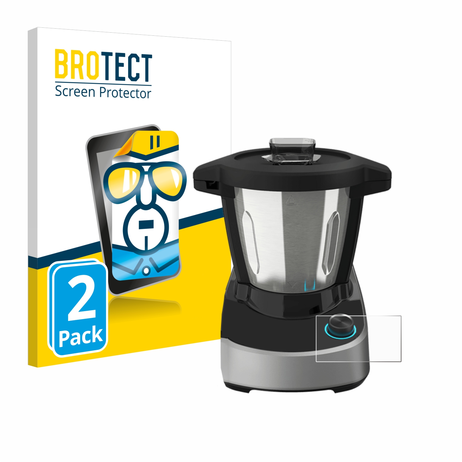 2x BROTECT Displayschutz-Folie pro Cecotec Mambo Touch