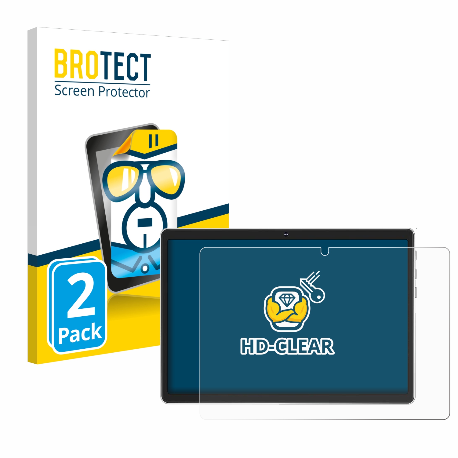 2x BROTECT Displayschutz-Folie pro Facetel Q6