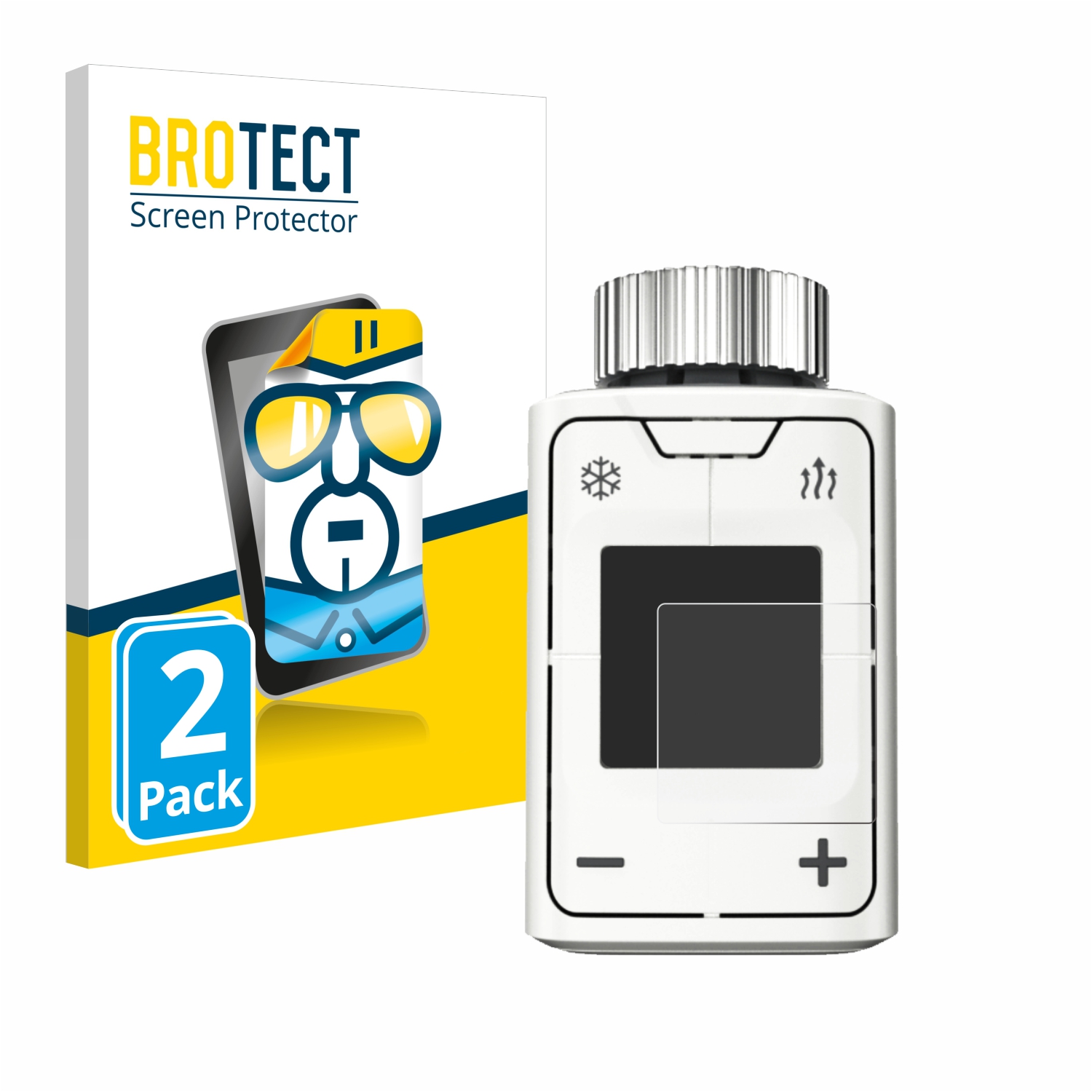 2x BROTECT Displayschutz-Folie pro AVM FRITZ!DECT 302
