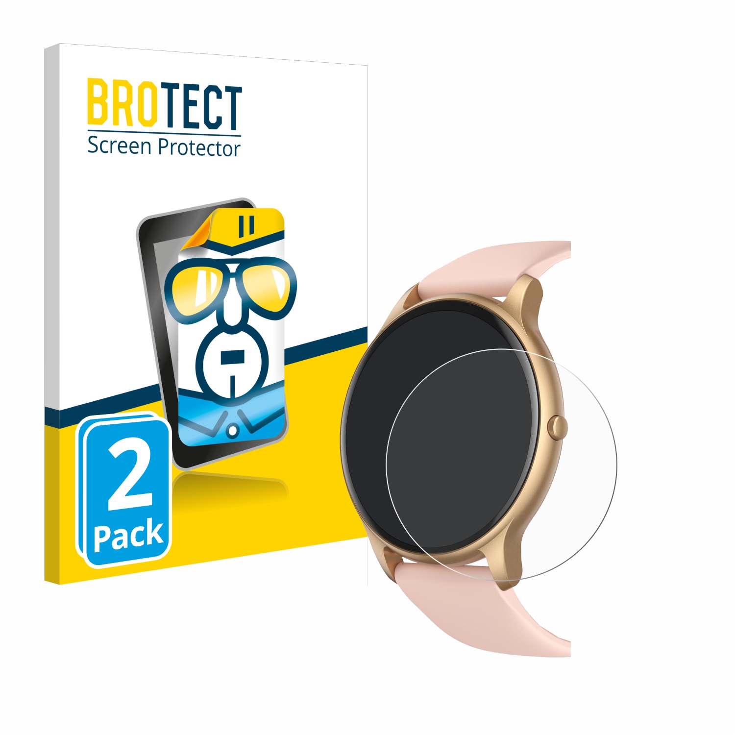 2x BROTECT Displayschutz-Folie pro AGPtek SR2 1.32