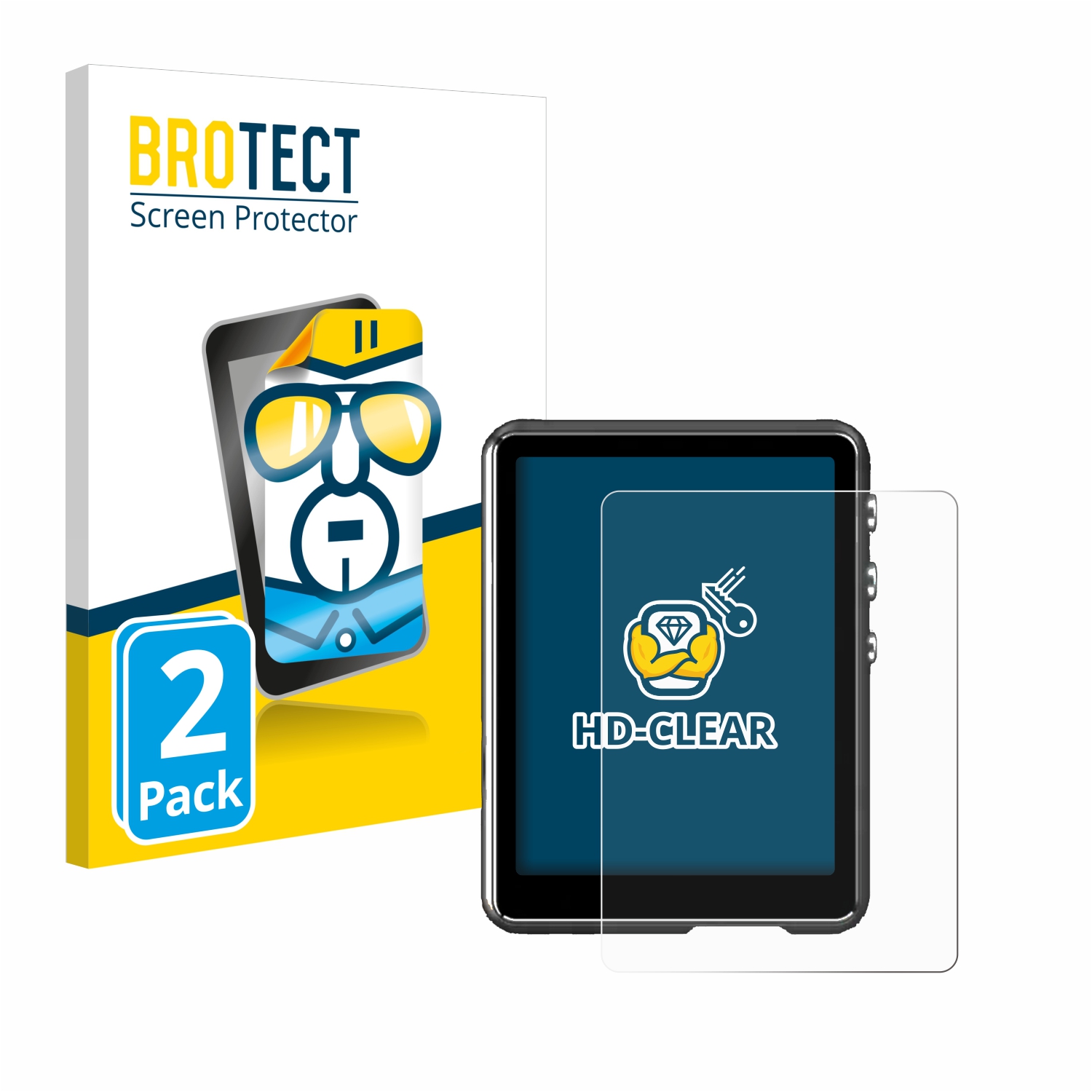 2x BROTECT Displayschutz-Folie für Mechen