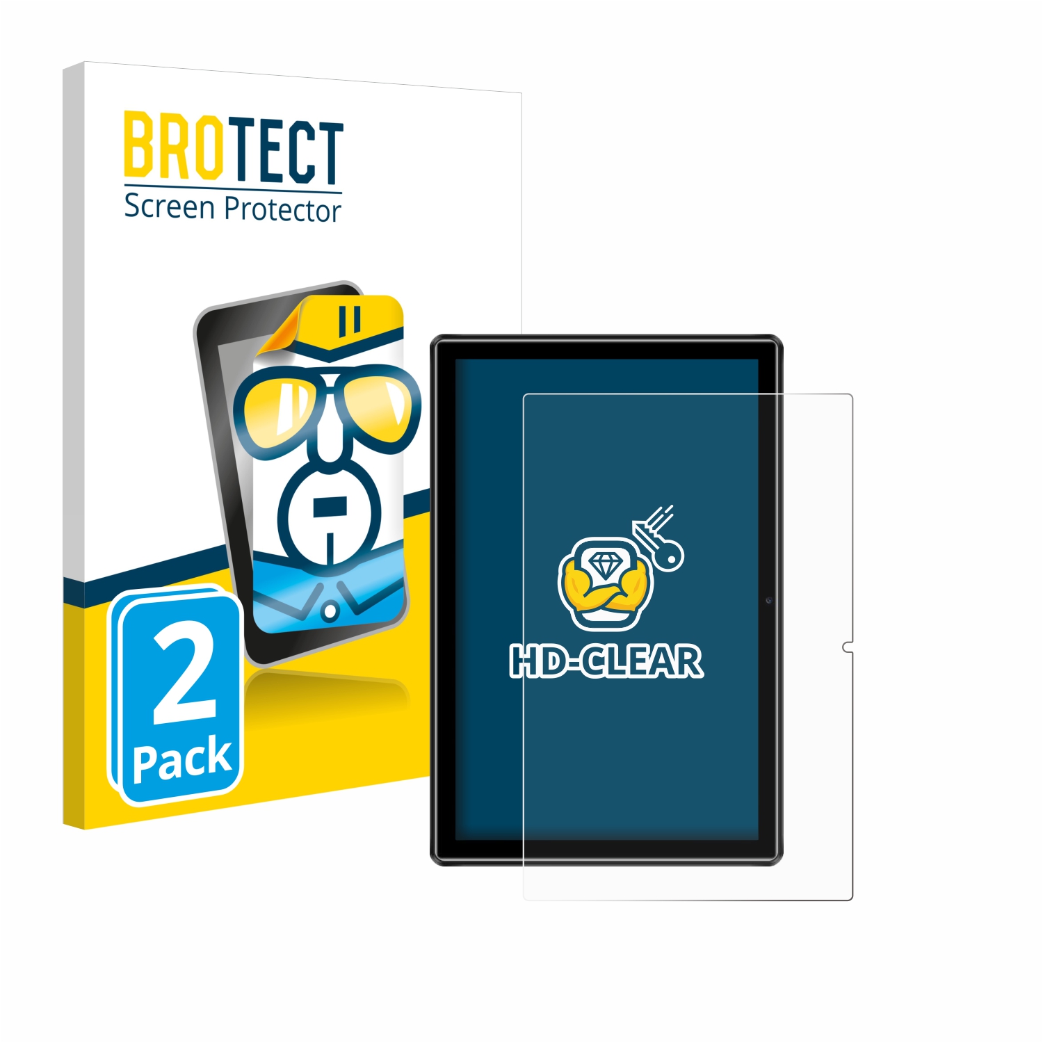 2x BROTECT Displayschutz-Folie pro Doogee U9