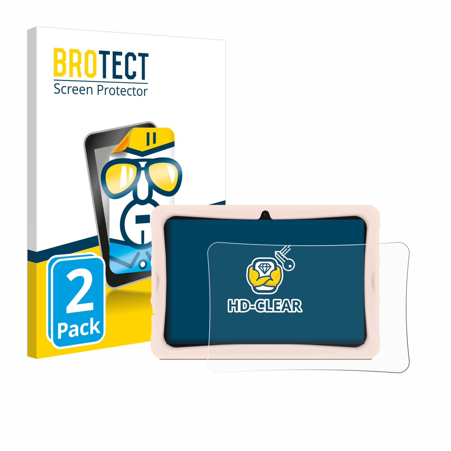 2x BROTECT Displayschutz-Folie pro Doogee U10 Kid