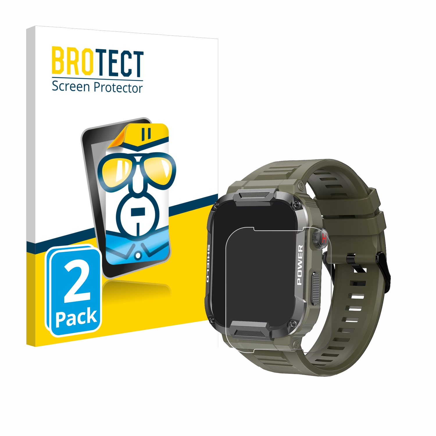 2x BROTECT Displayschutz-Folie pro Carneedi Mk66