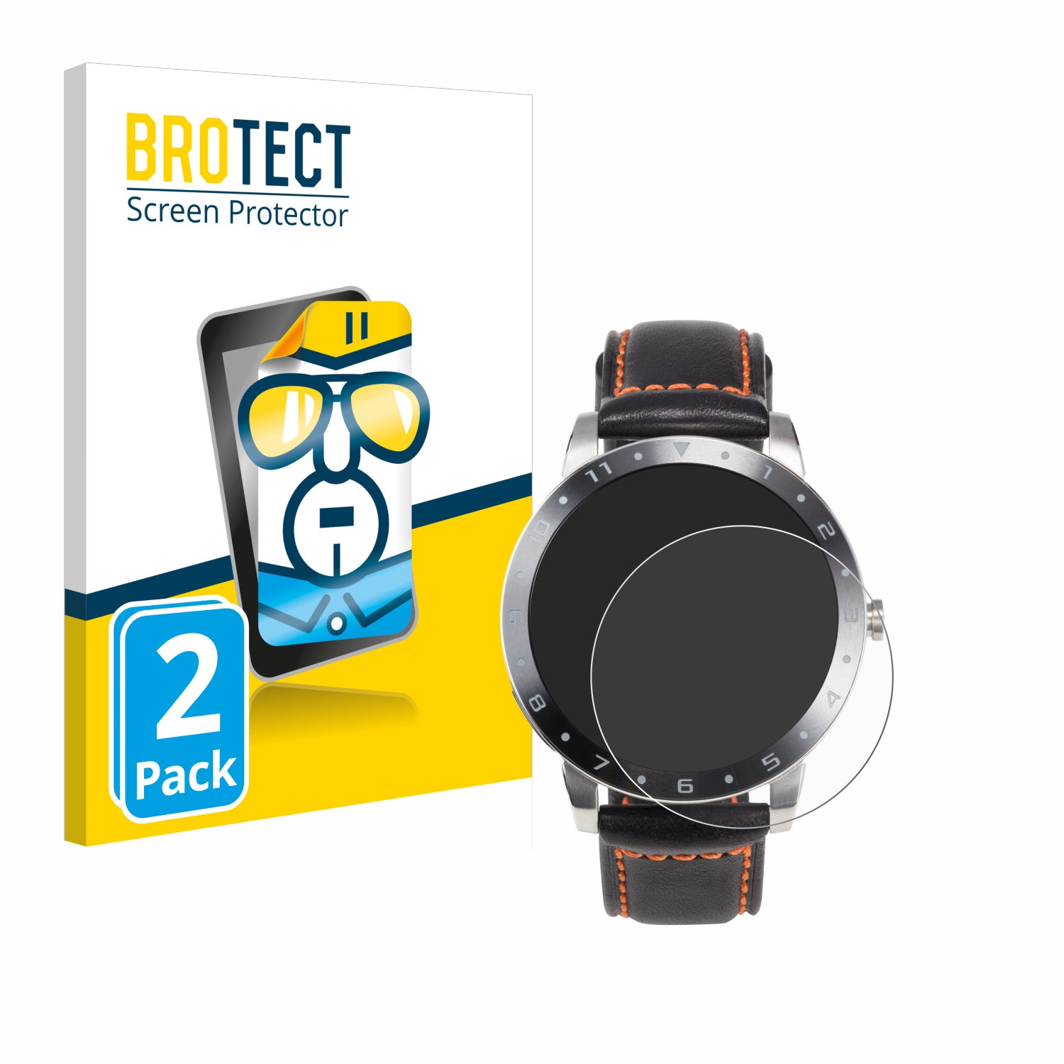 2x BROTECT Displayschutz-Folie pro ASUS VivoWatch 5