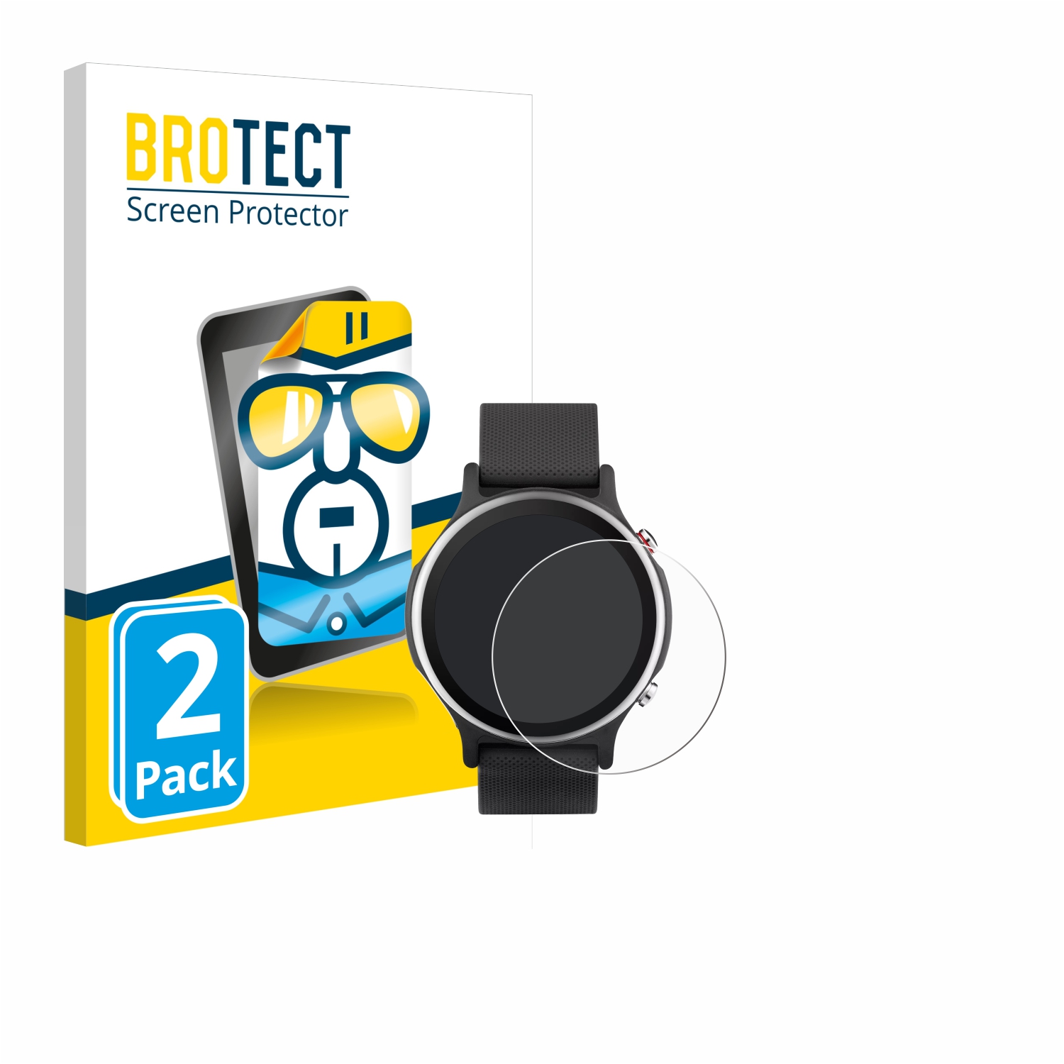 2x BROTECT Displayschutz-Folie pro ASUS VivoWatch 6