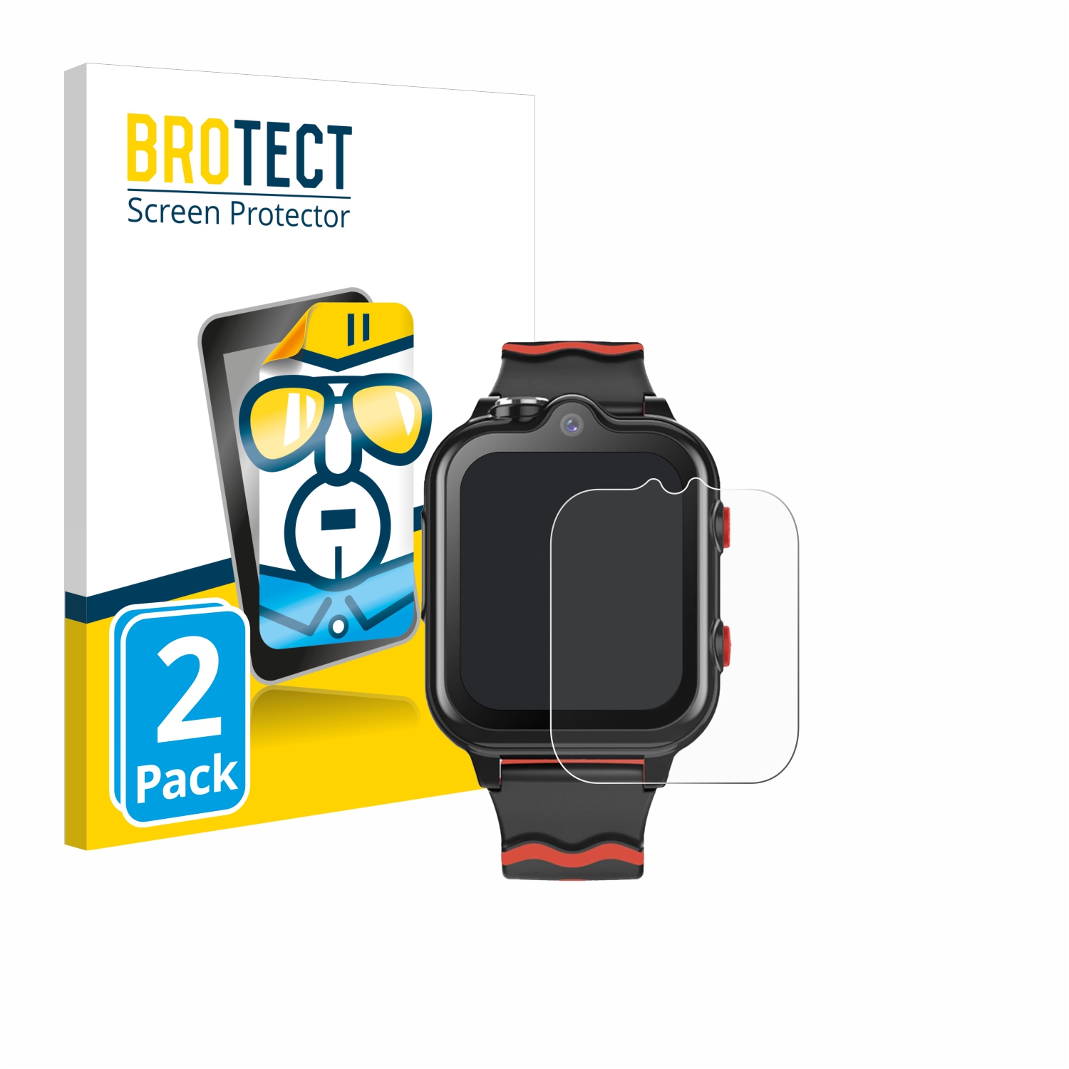 2x BROTECT Displayschutz-Folie pro Carneedi D35 1.69
