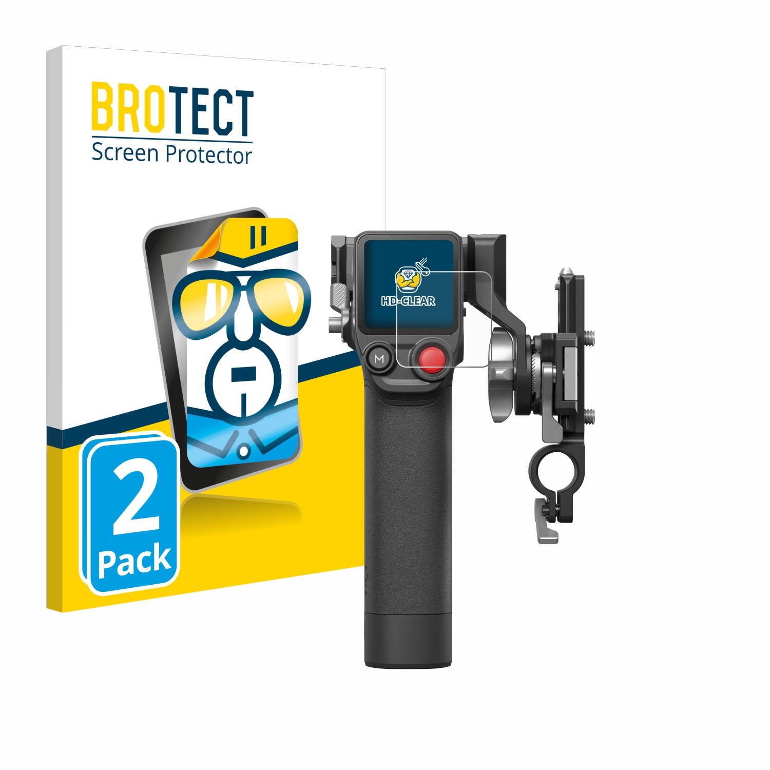 2x BROTECT Displayschutz-Folie pro DJI Focus Pro- Grip
