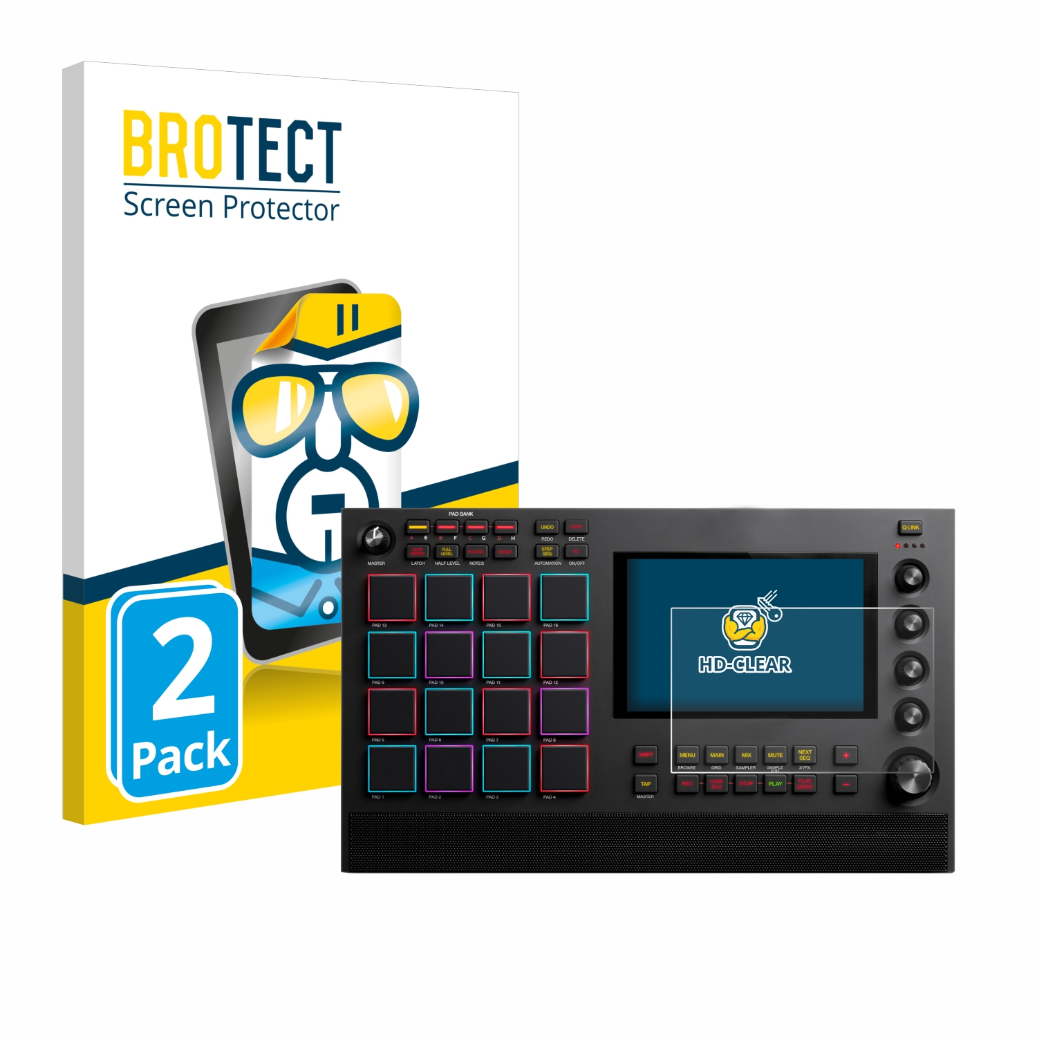 2x BROTECT Displayschutz-Folie pro Akai MPC Live II