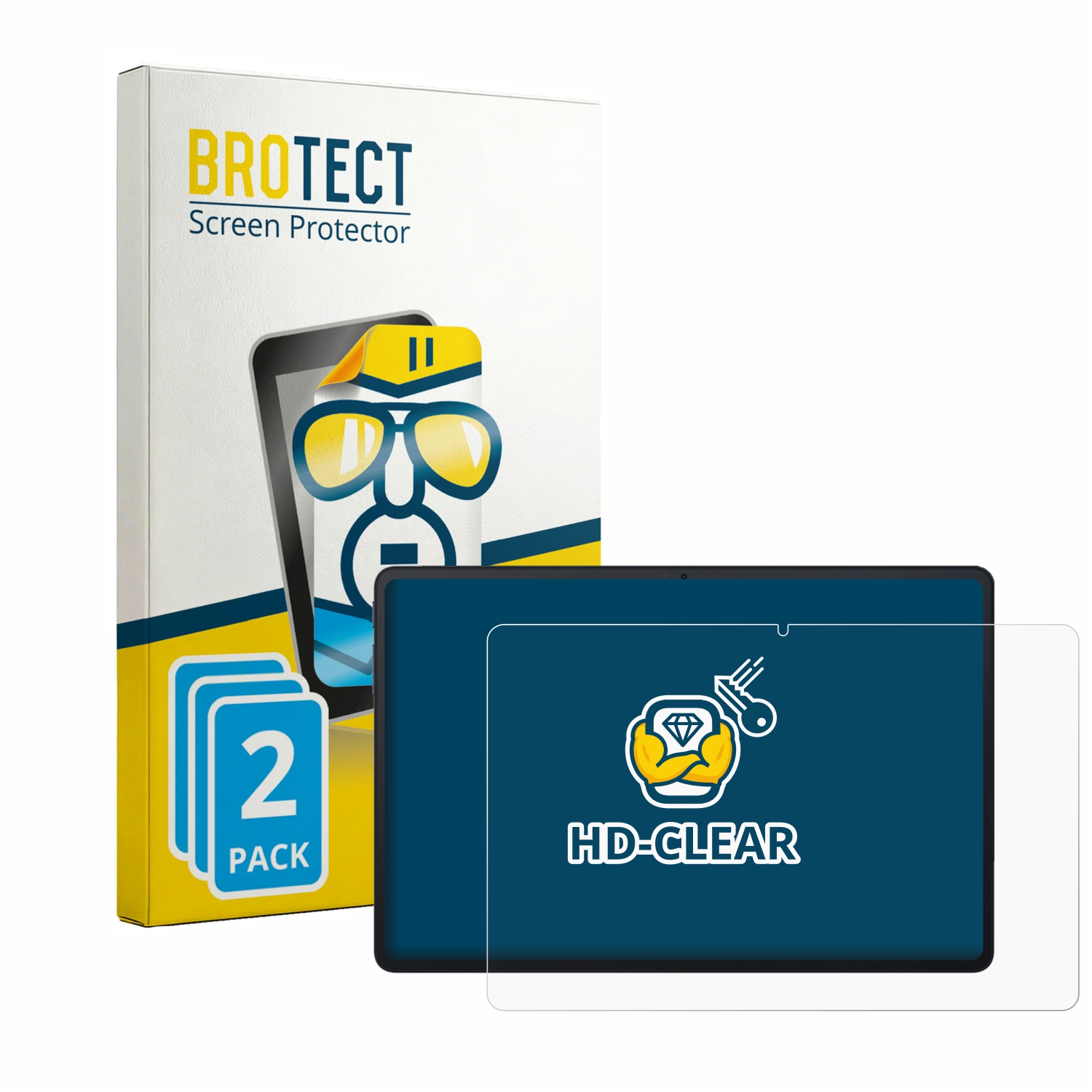 2x BROTECT Displayschutz-Folie pro Blackview Tab 90 WiFi