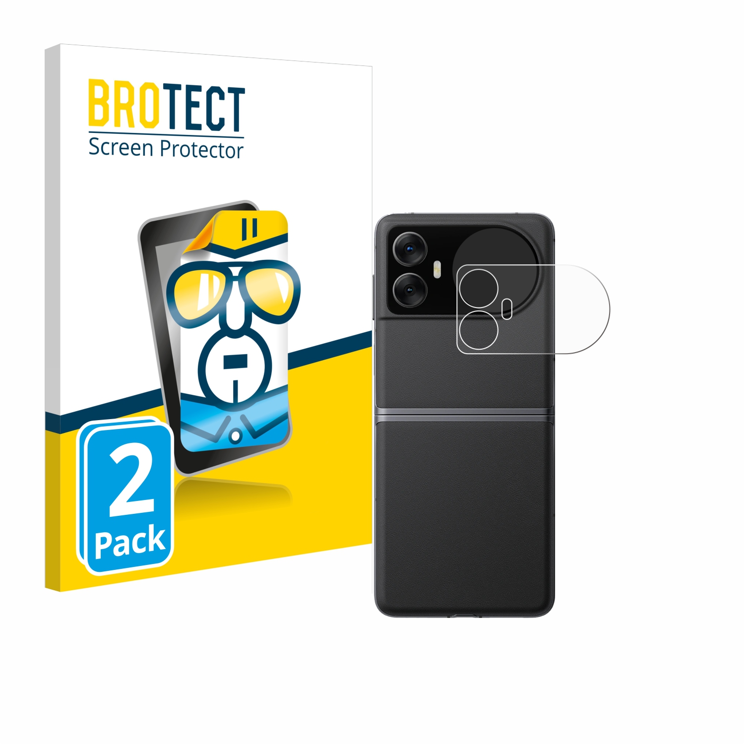2x BROTECT Displayschutz-Folie pro Blackview Hero 10 (externí displej)