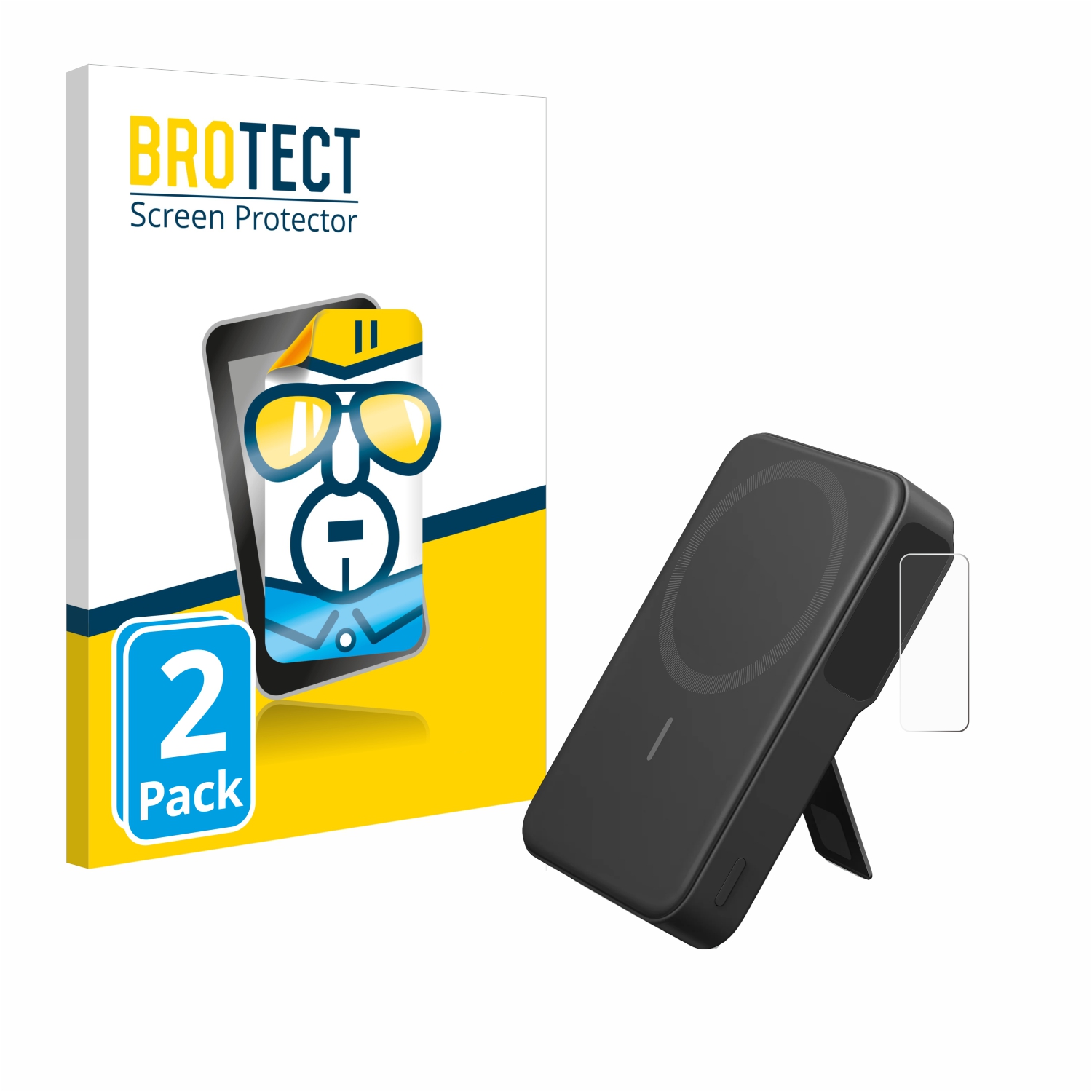 2x BROTECT Displayschutz-Folie pro Anker MagGo