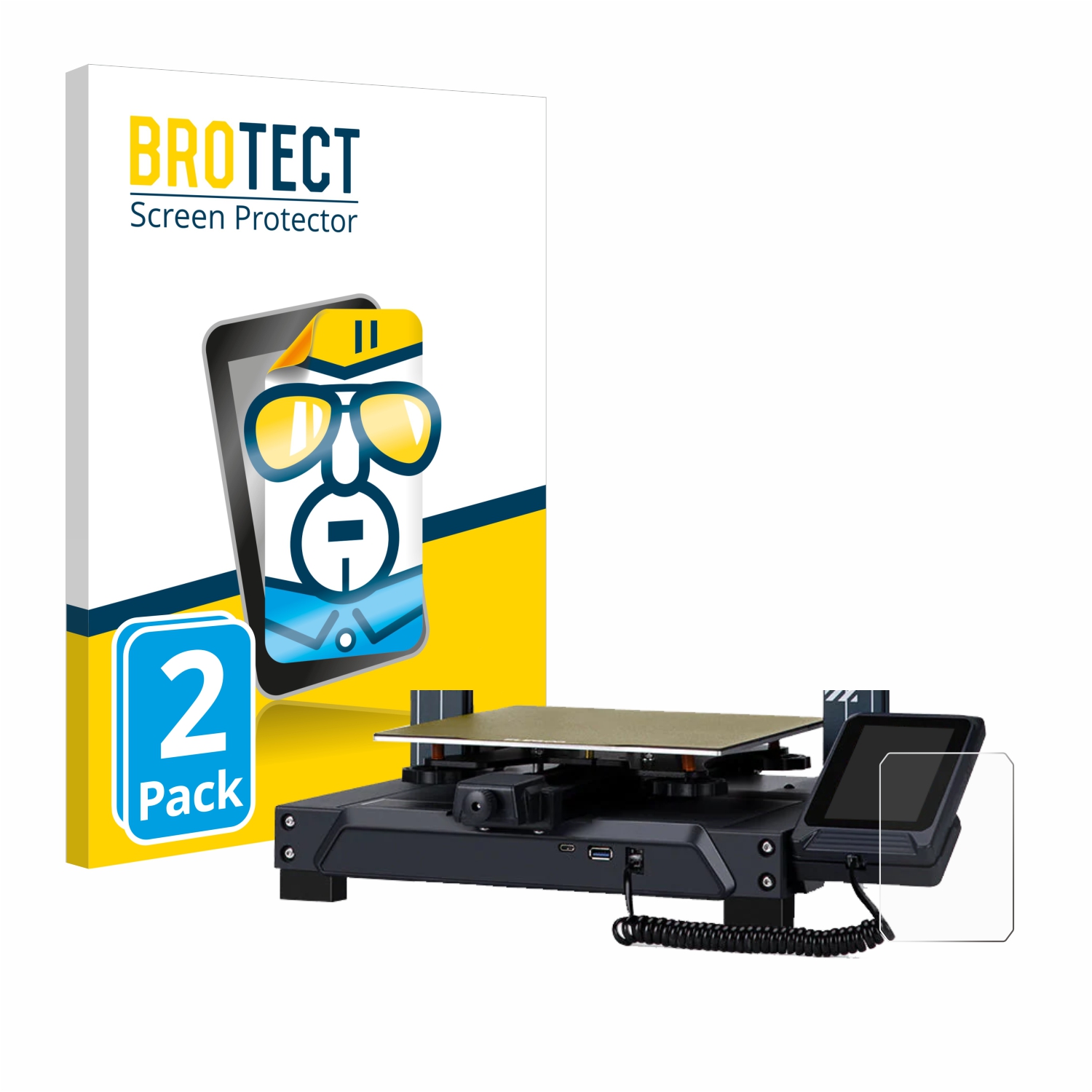 2x BROTECT Displayschutz-Folie pro Elegoo Neptun 4