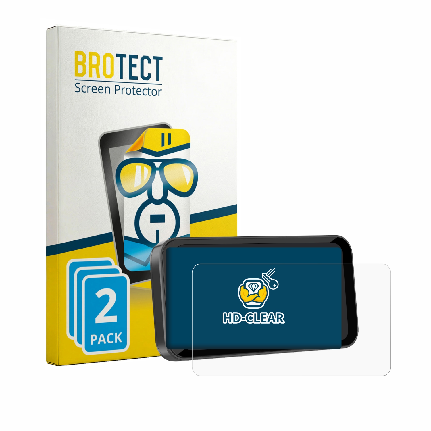 2x BROTECT Displayschutz-Folie pro Carpuride W603 6.3