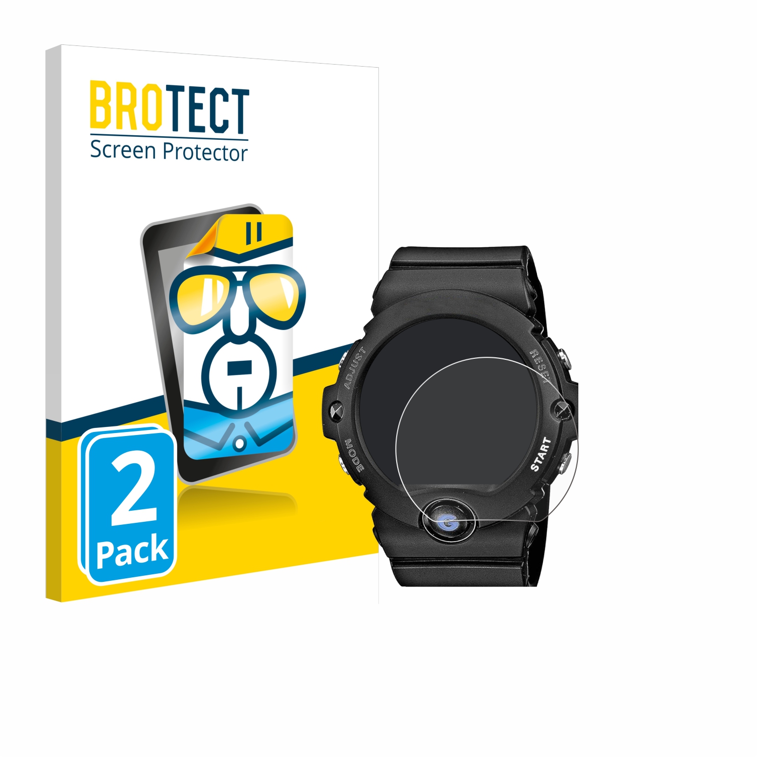 2x BROTECT Displayschutz-Folie pro Casio Baby-G BG-6903