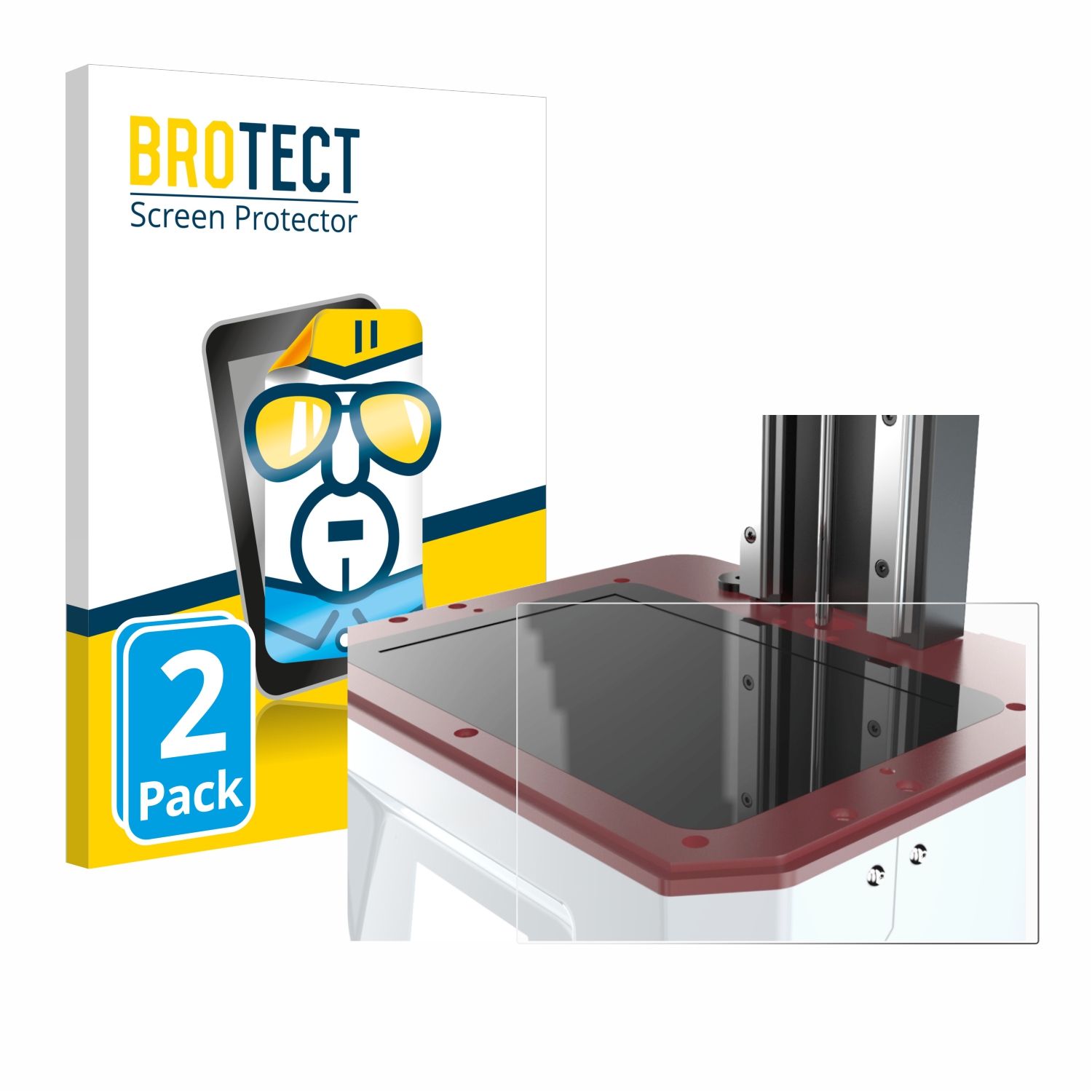2x BROTECT Displayschutz-Folie pro Flashforge Foto 9.25 6K monochrome screen