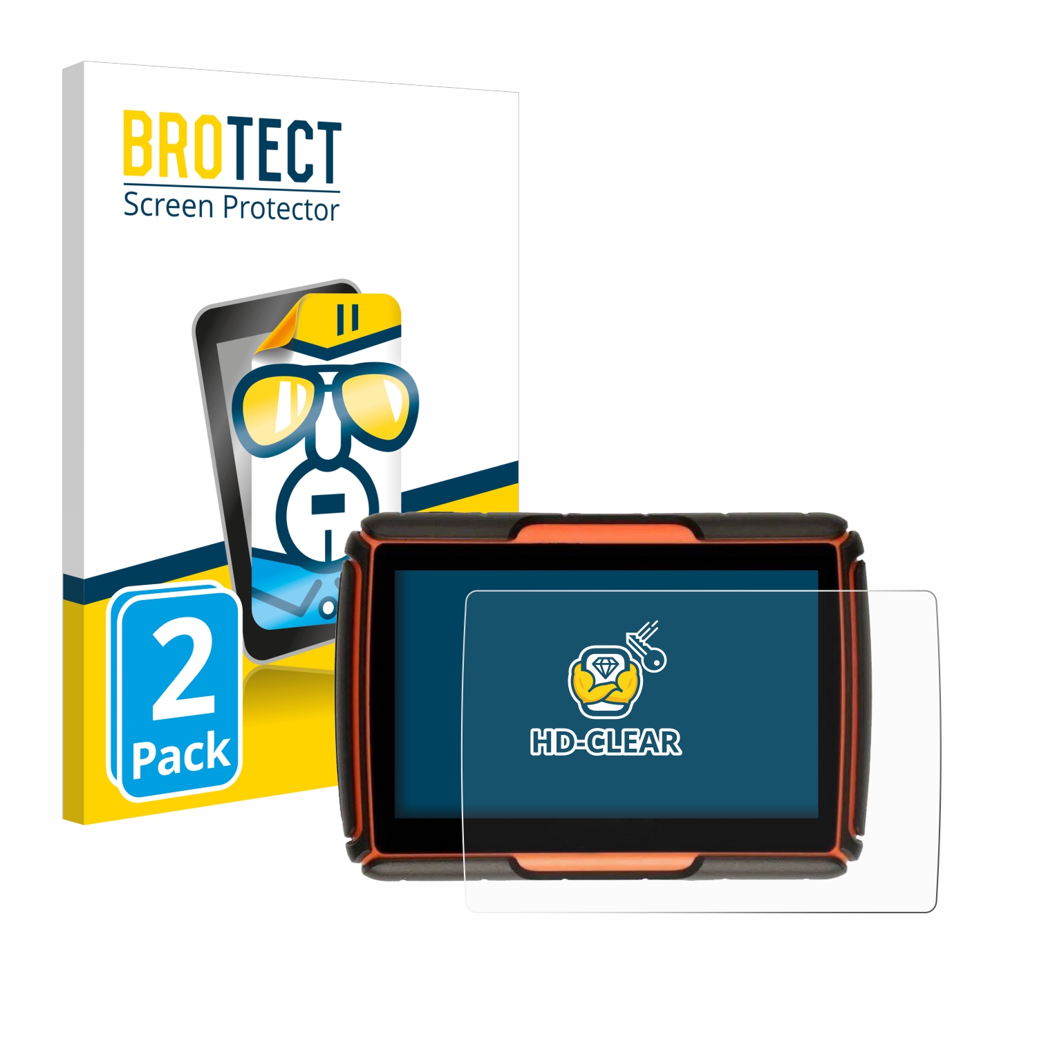 2x BROTECT Displayschutz-Folie pro Elebest XP430