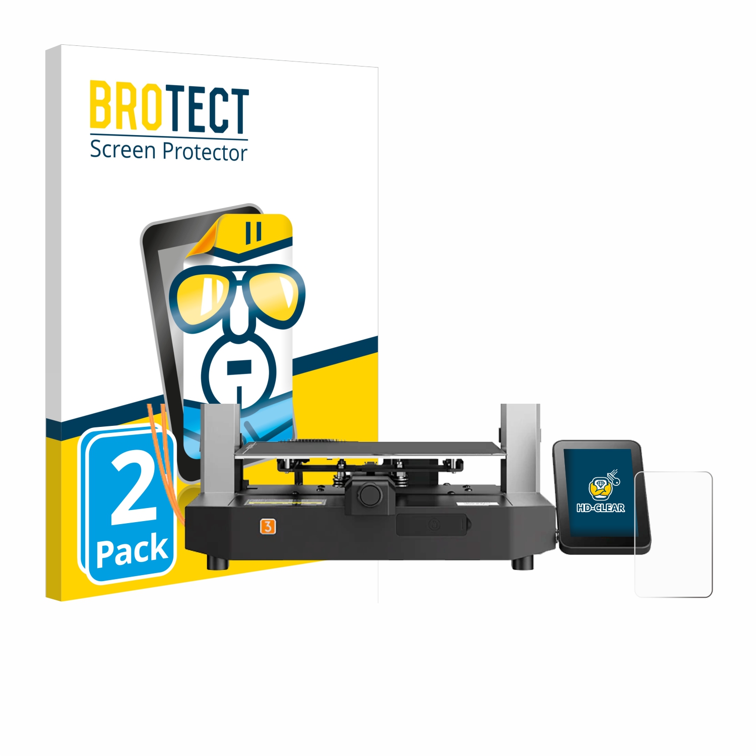 2x BROTECT Displayschutz-Folie pro Anycubic Kobra 3