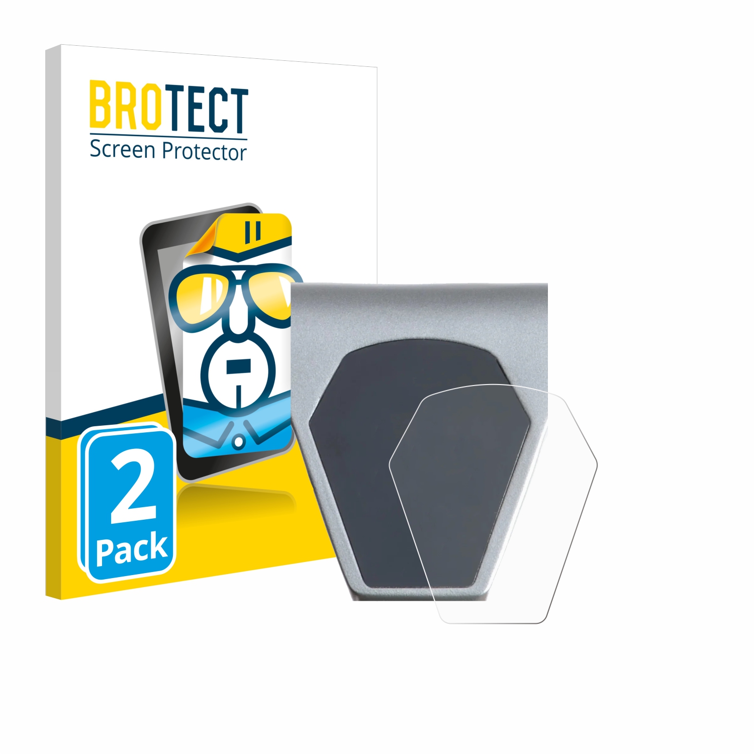 2x BROTECT Displayschutz-Folie pro Epowerfun ePF-PULSE 960