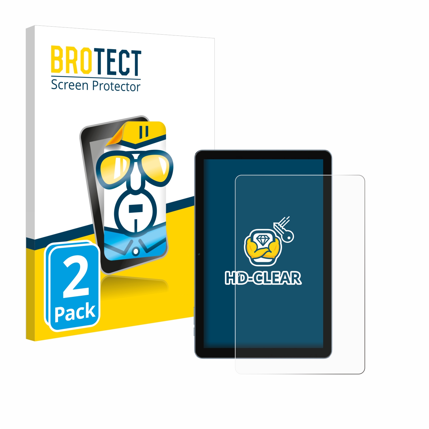 2x BROTECT Displayschutz-Folie pro Blackview Tab 30 WiFi