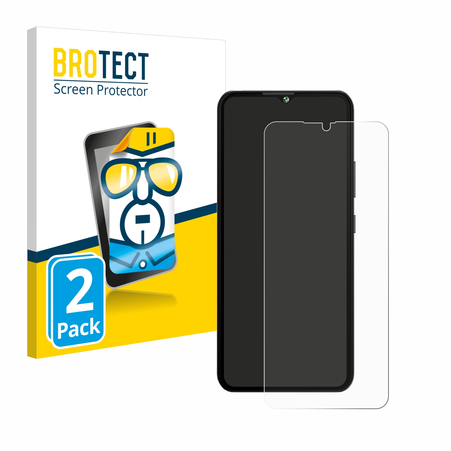 2x BROTECT Displayschutz-Folie pro Cubot A10