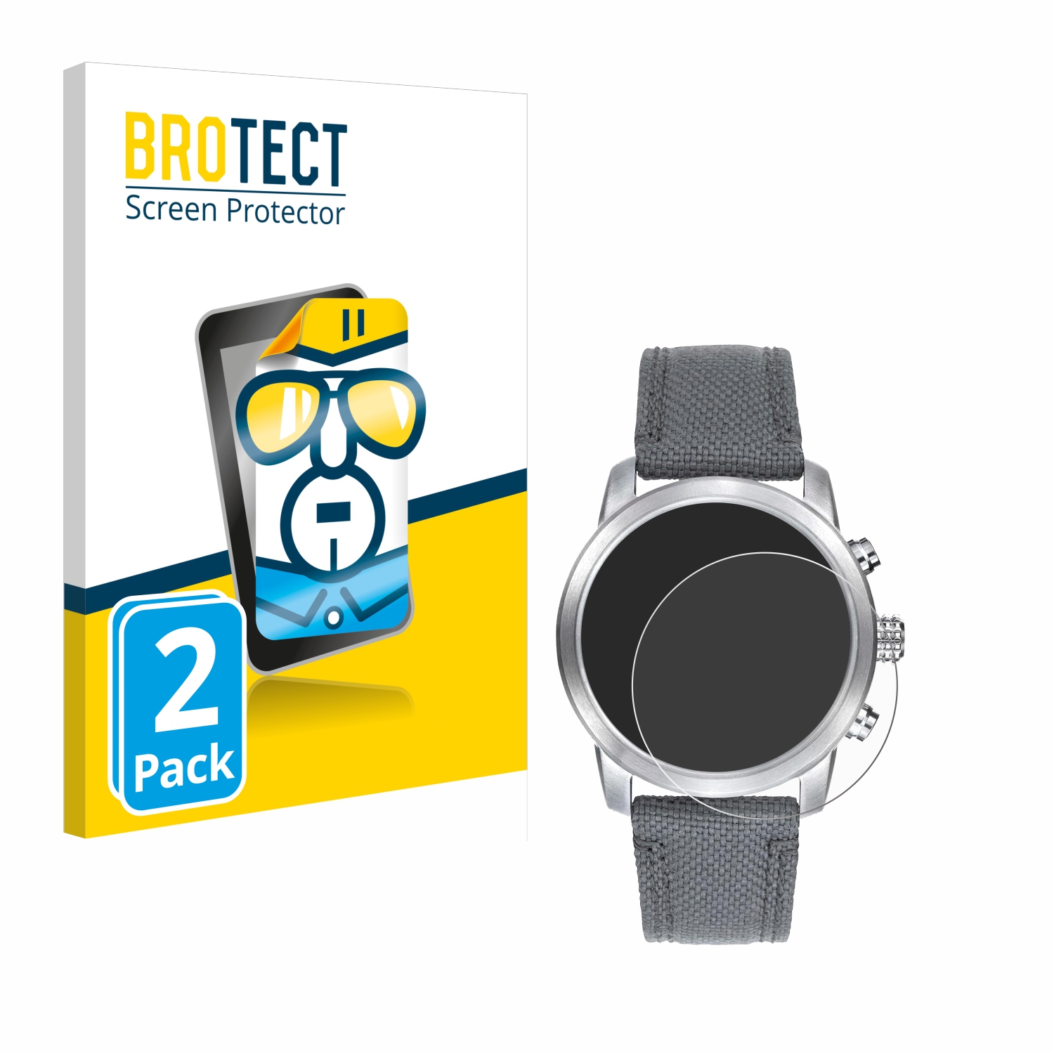 2x BROTECT Displayschutz-Folie pro Citizen AT2100-09E