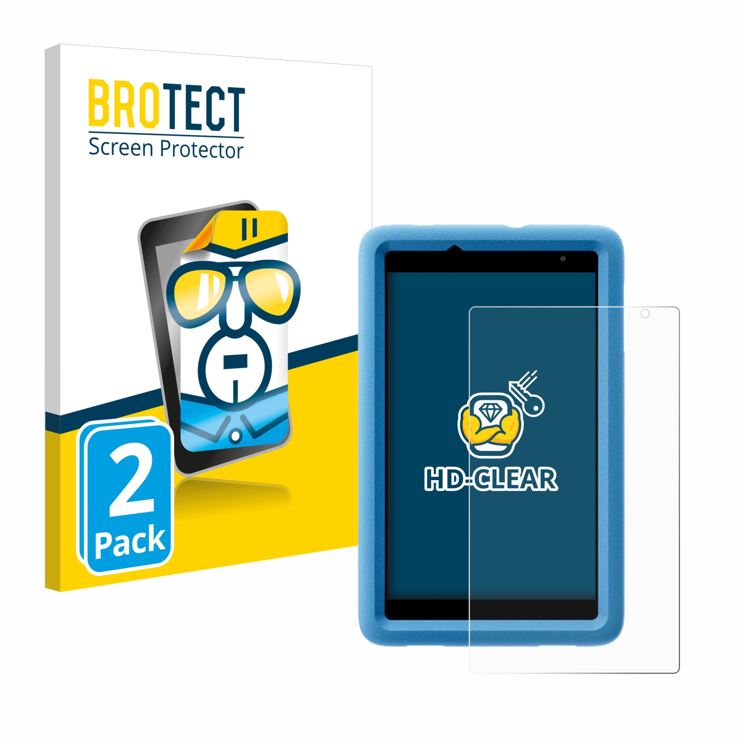 2x BROTECT Displayschutz-Folie pro Blackview Tab A5 Kids