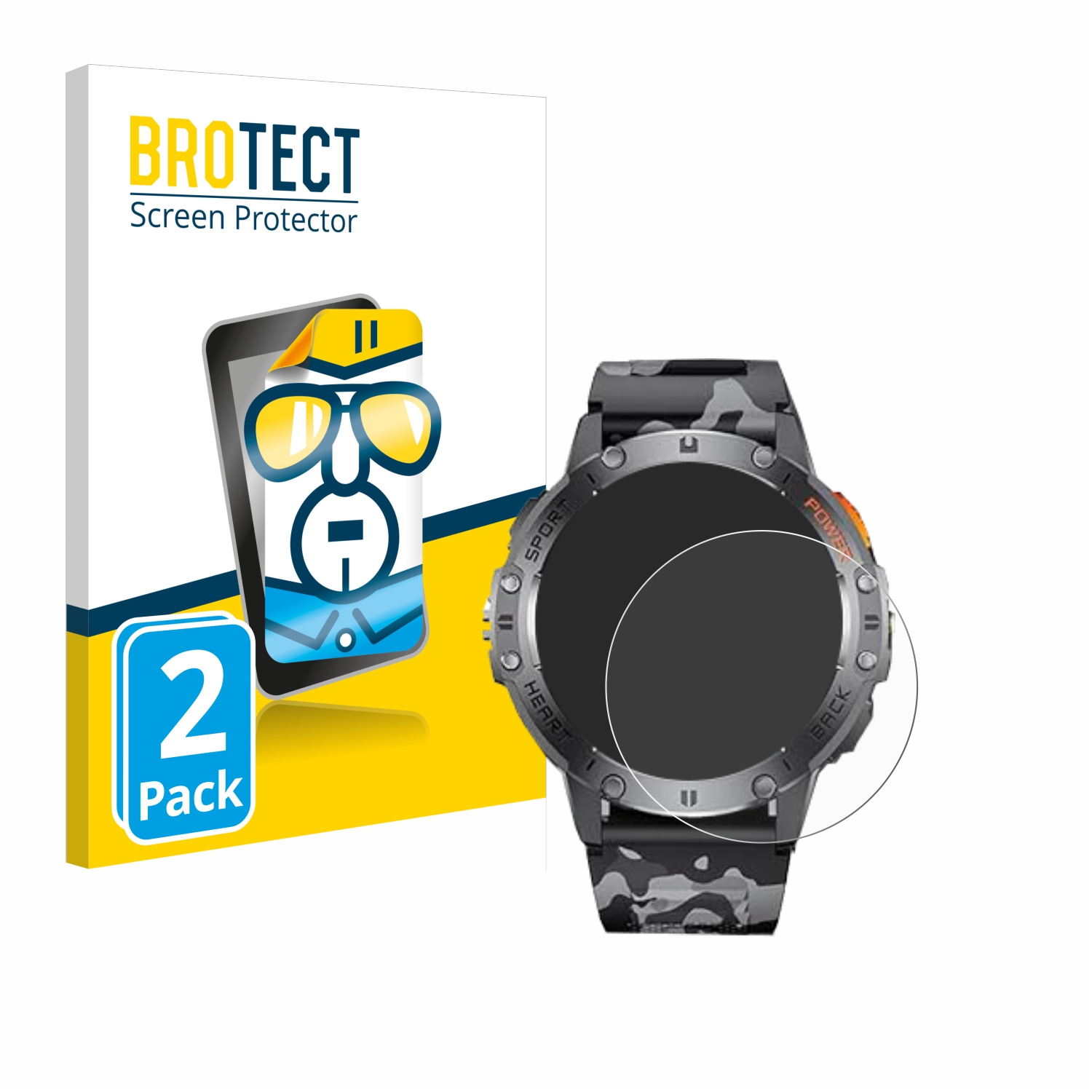 2x BROTECT Displayschutz-Folie pro Dremac EF5-Q 1.43