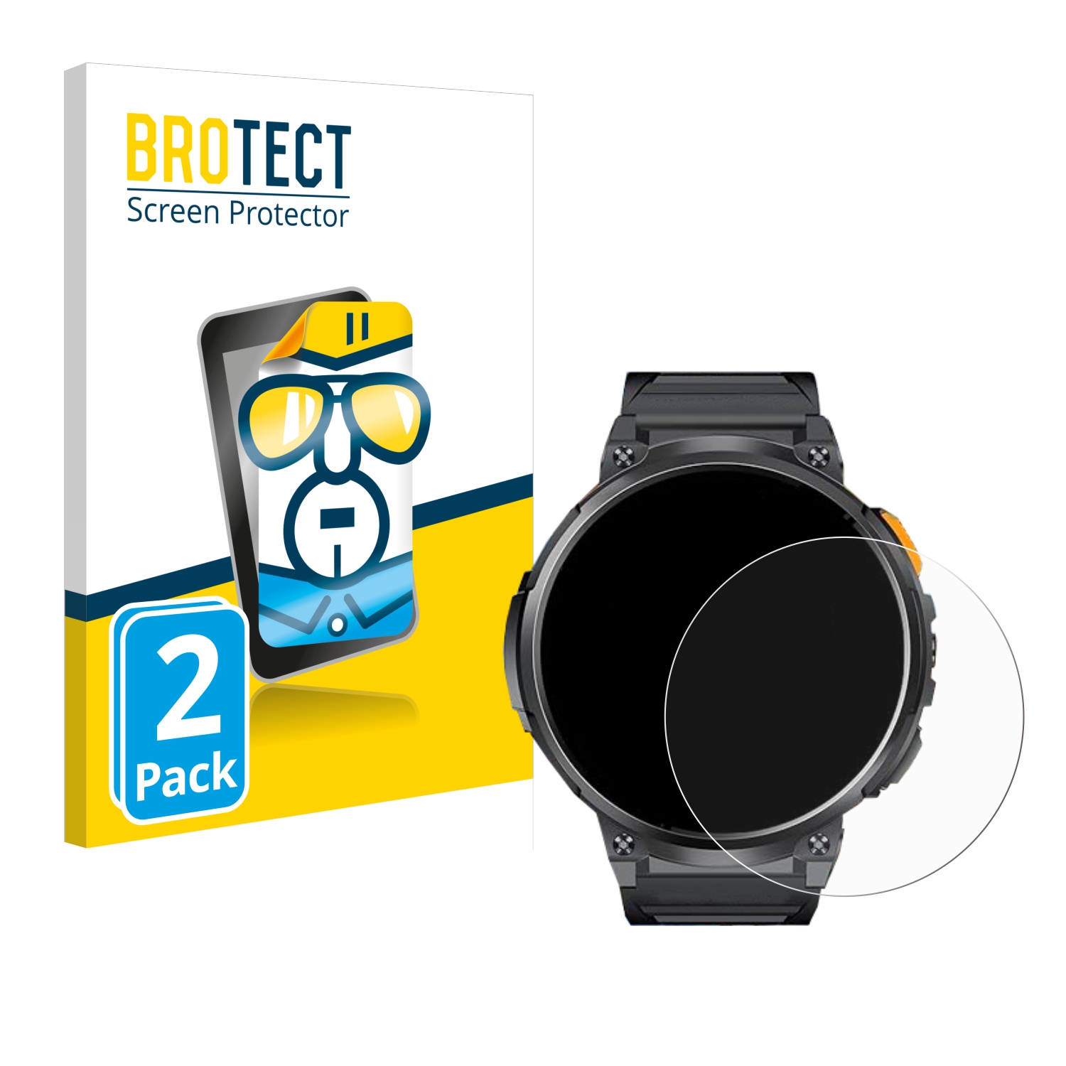 2x BROTECT Displayschutz-Folie pro Dremac FV6-A 1.85