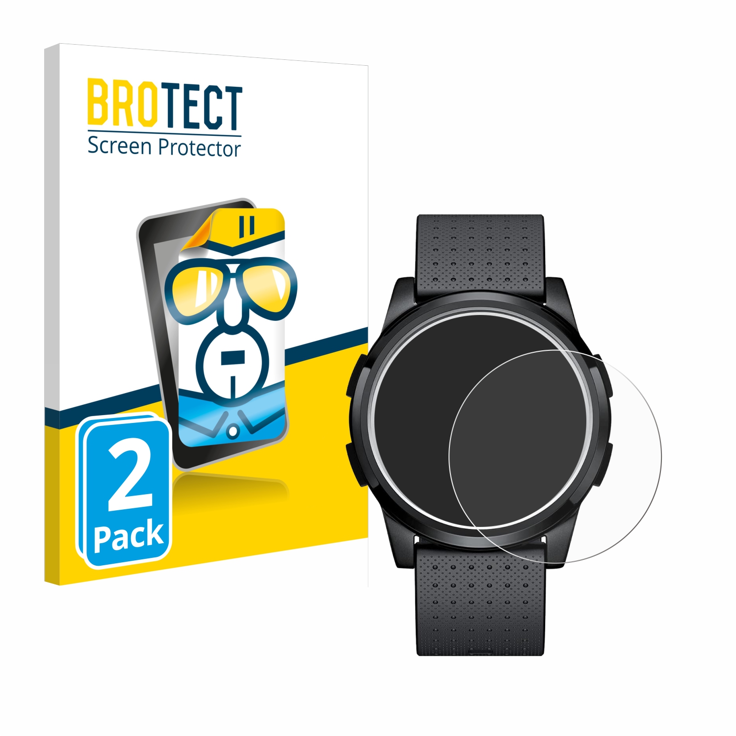 2x BROTECT Displayschutz-Folie pro golden hour GH-1313P