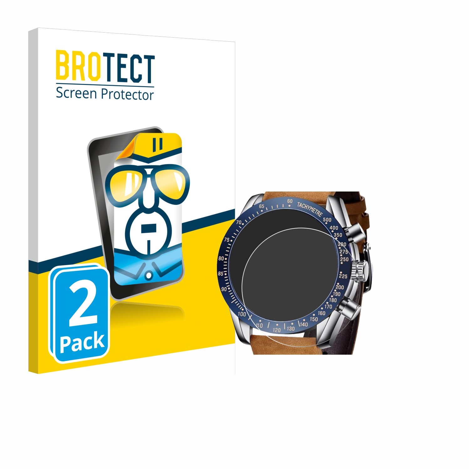 2x BROTECT Displayschutz-Folie pro By Benyar CFBY5140-7