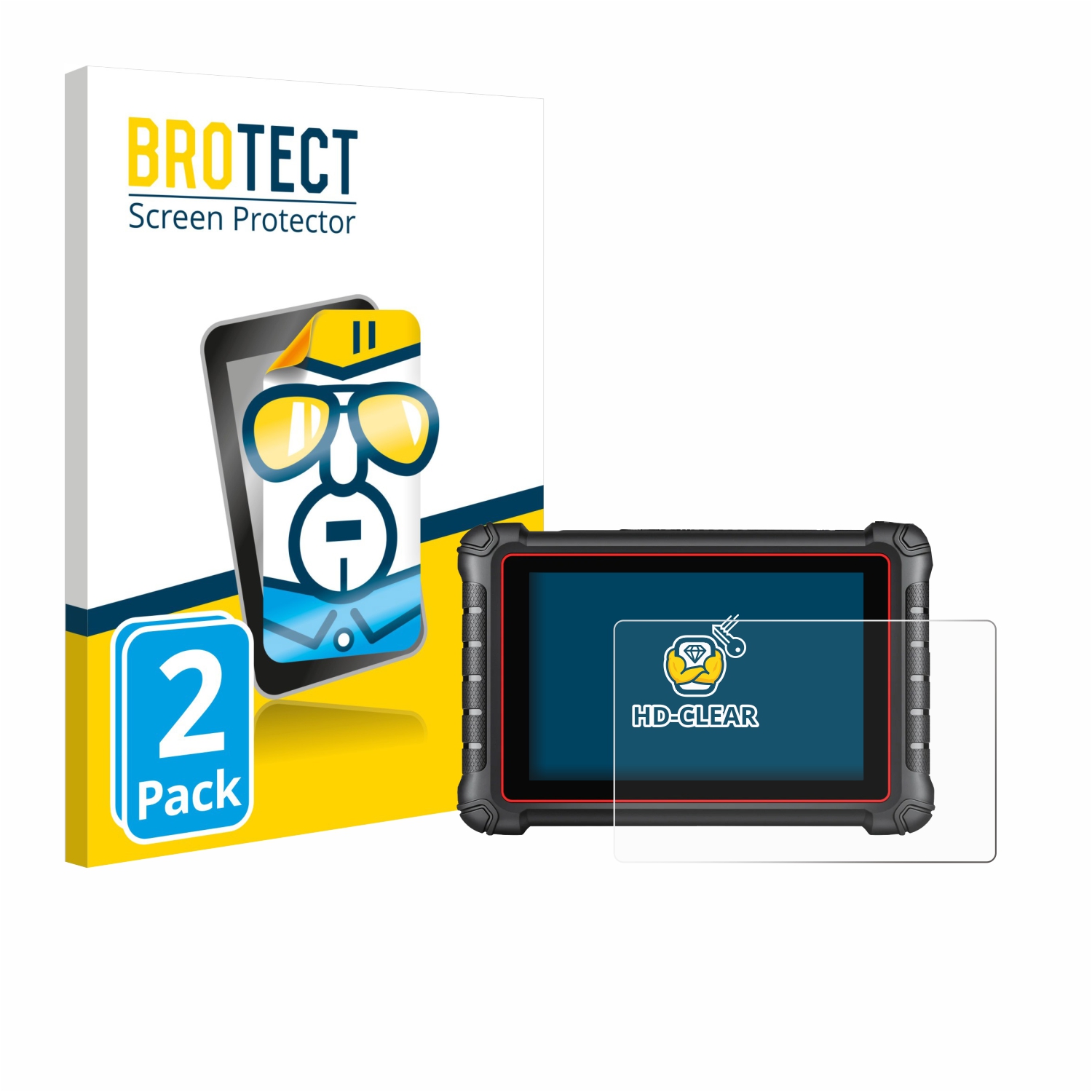 2x BROTECT Displayschutz-Folie pro Autel MK900BT