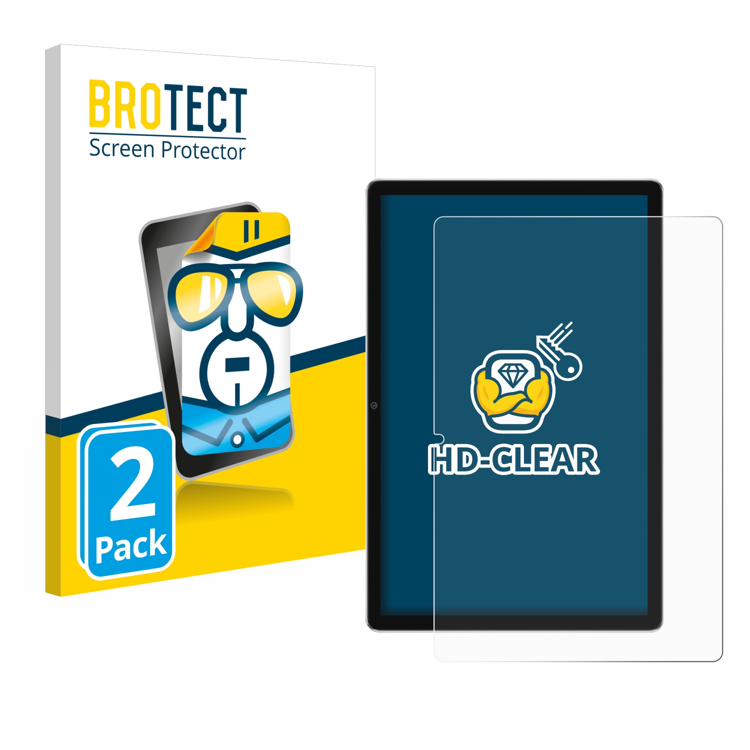 2x BROTECT Displayschutz-Folie pro Blackview Tab 13 Pro