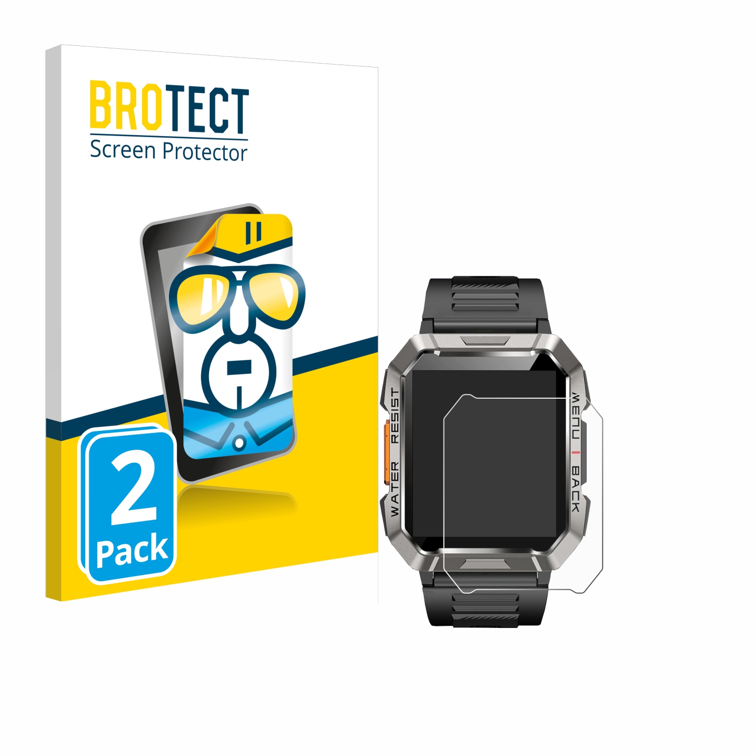 2x BROTECT Displayschutz-Folie pro Baolubao W60