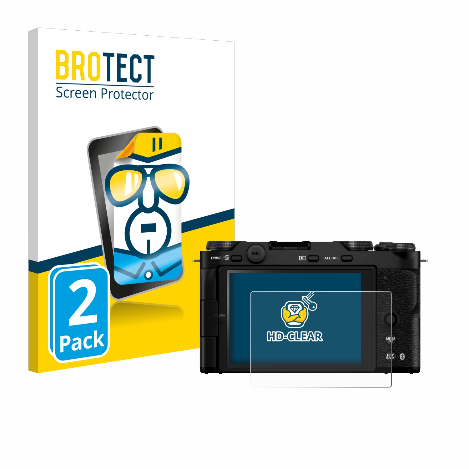2x BROTECT Displayschutz-Folie pro Fujifilm X-M5