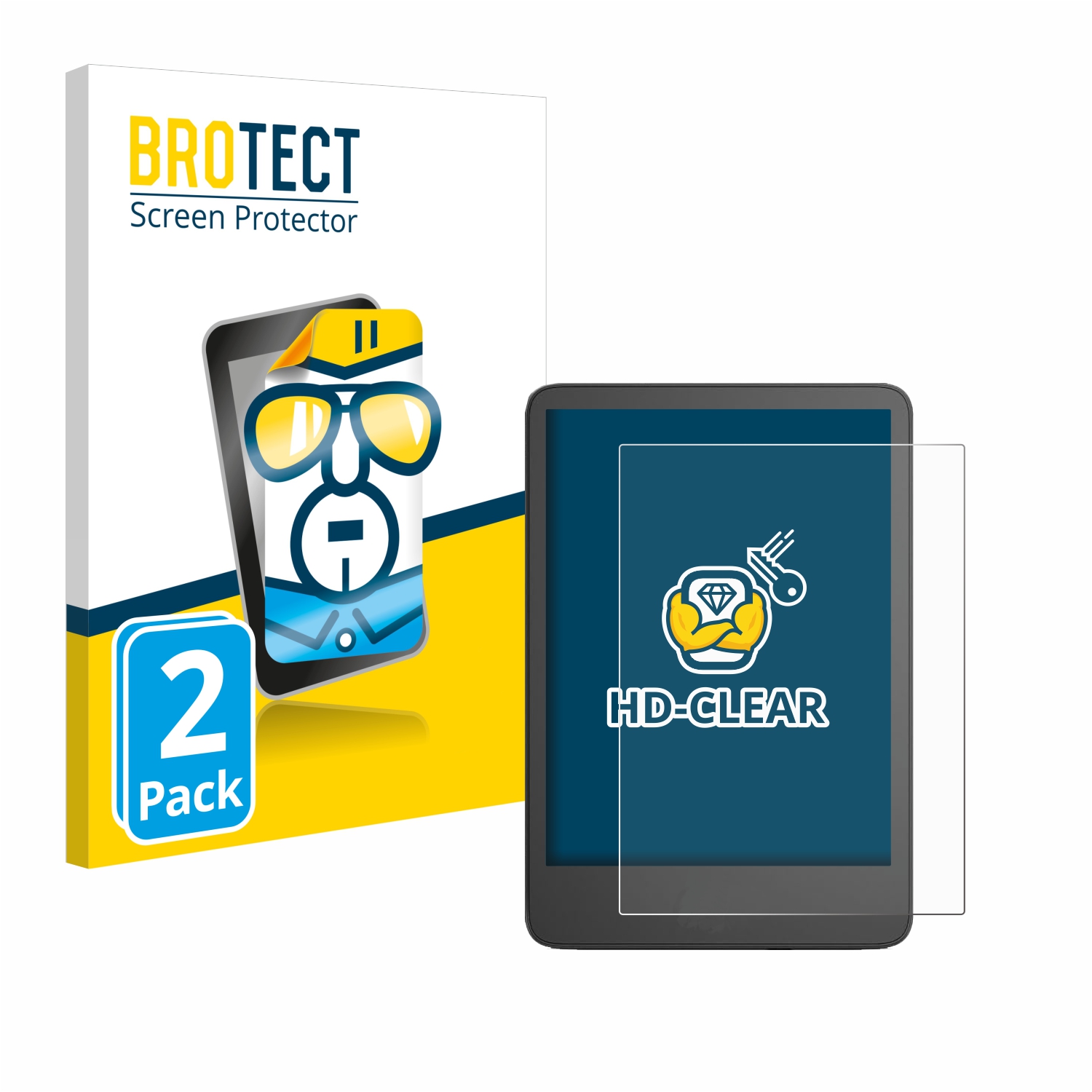 2x BROTECT Displayschutz-Folie pro Amazon Kindle 2024