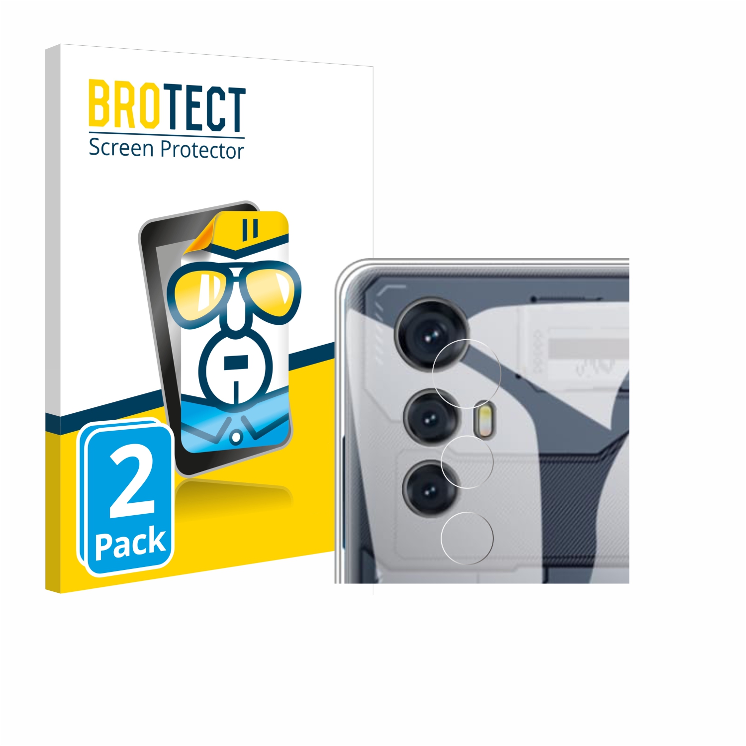 2x BROTECT Displayschutz-Folie pro Cubot Max 5 (pouze kamera)