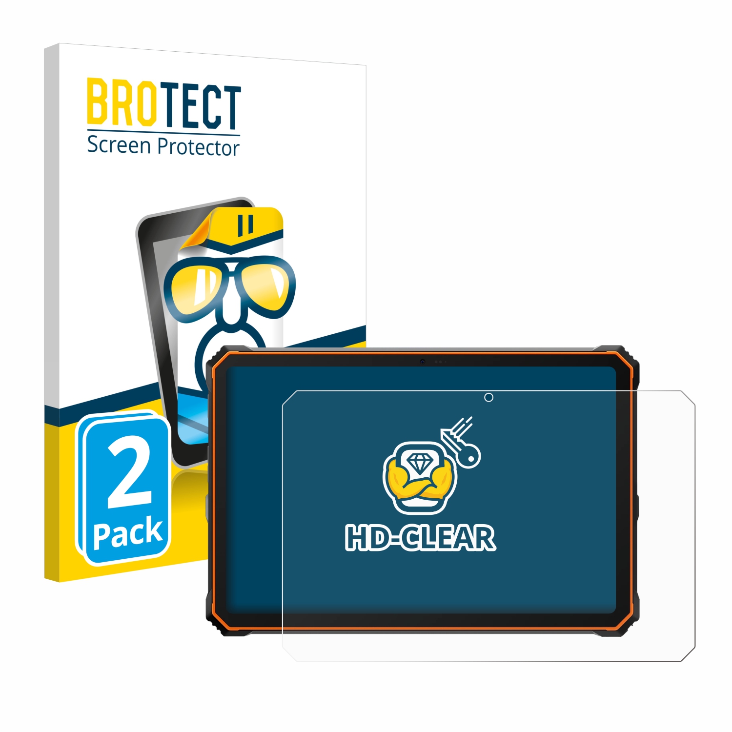 2x BROTECT Displayschutz-Folie pro Blackview Active 10 Pro 10.95