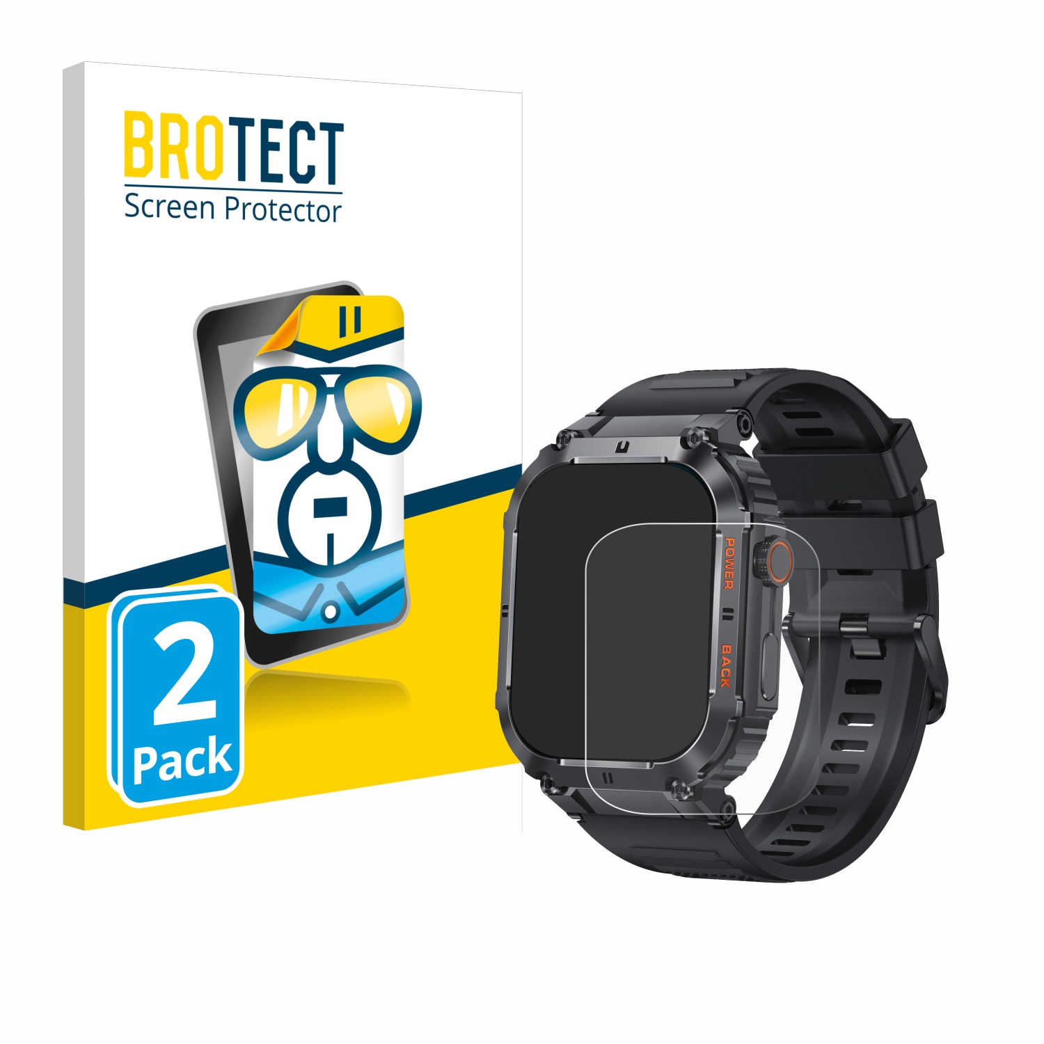 2x BROTECT Displayschutz-Folie pro Denver SWC-191
