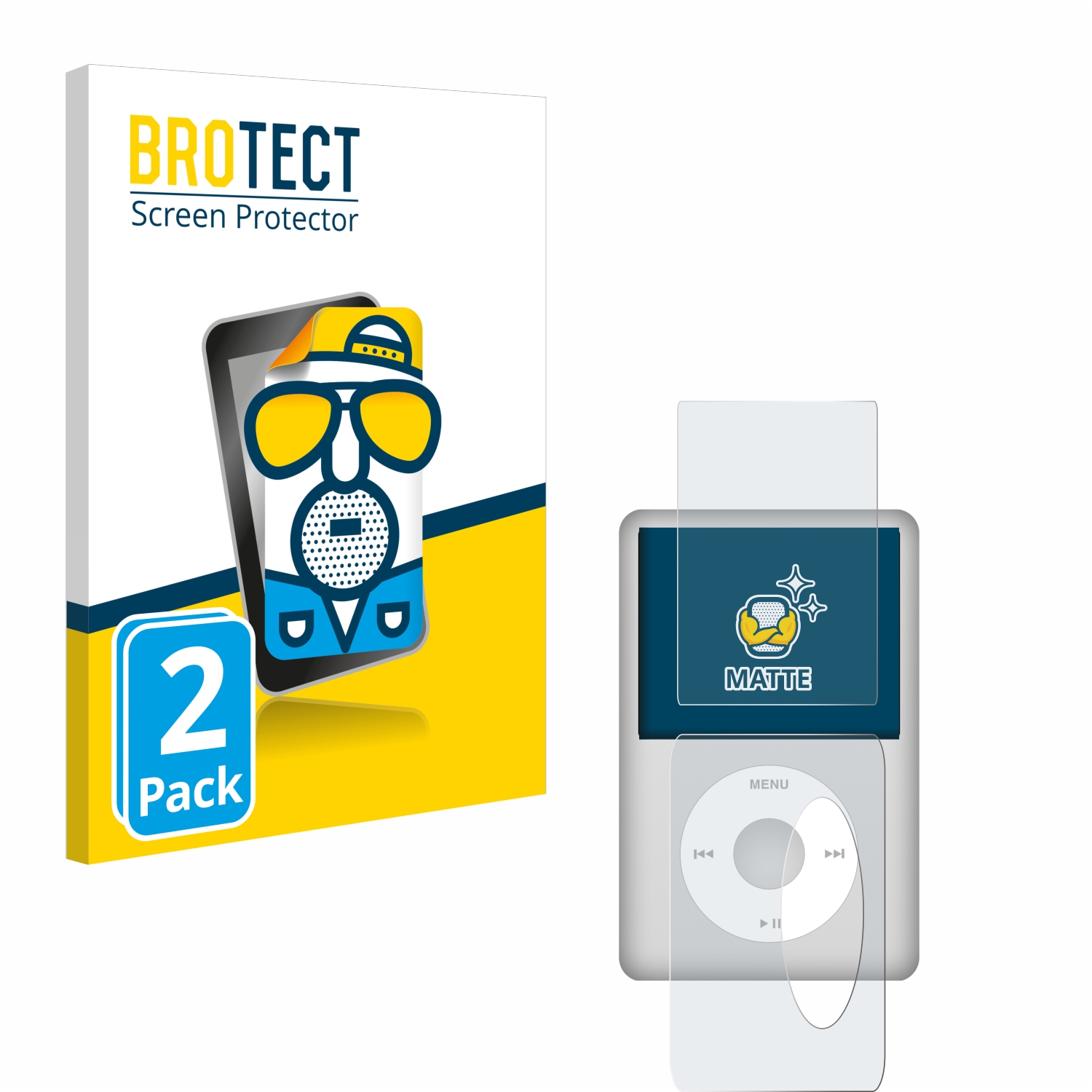 2x BROTECT Entspiegelungs-Folie pro Apple iPod Classic (displej+zadní strana, 5.5 Gen.)