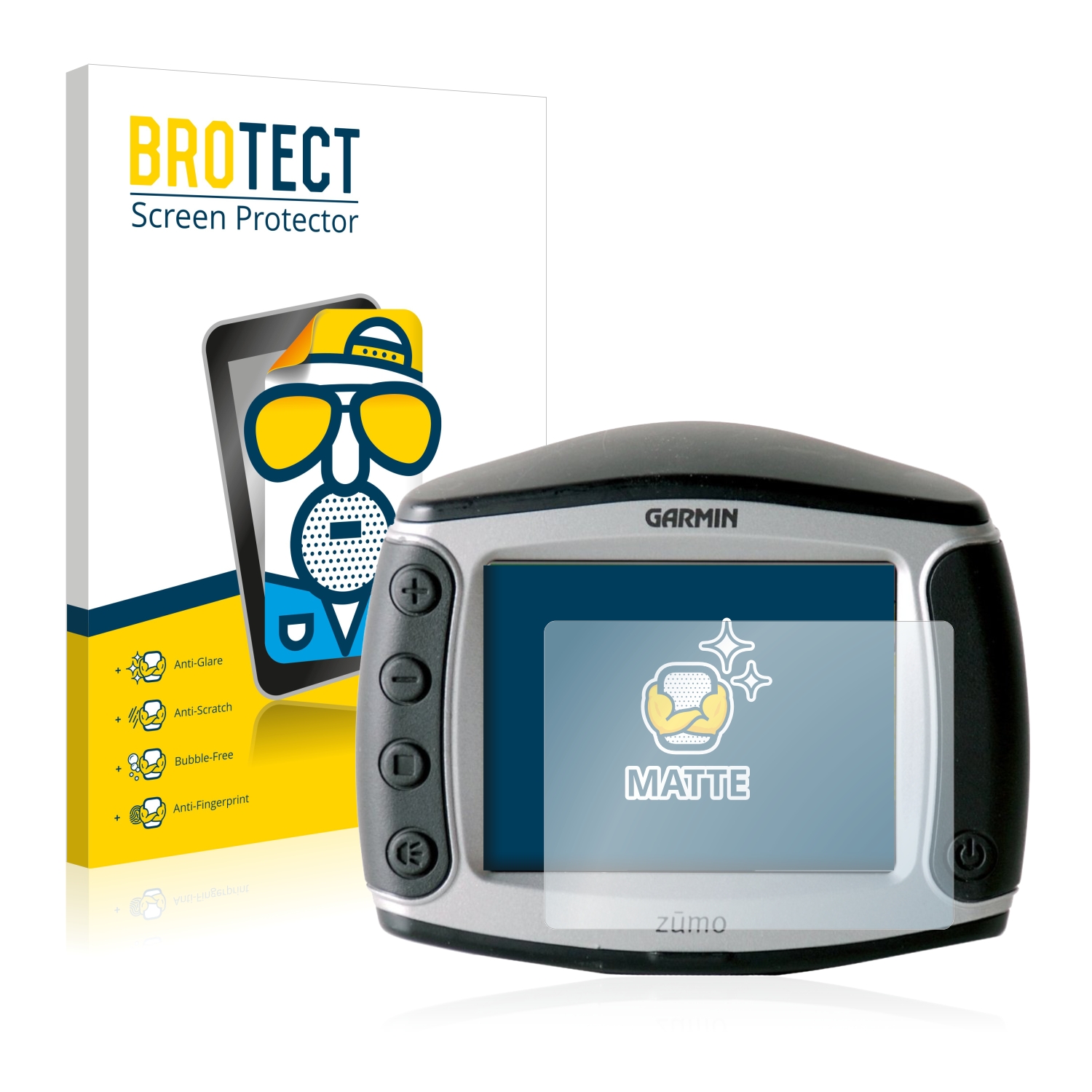 2x BROTECT Entspiegelungs-Folie pro Garmin zumo 550