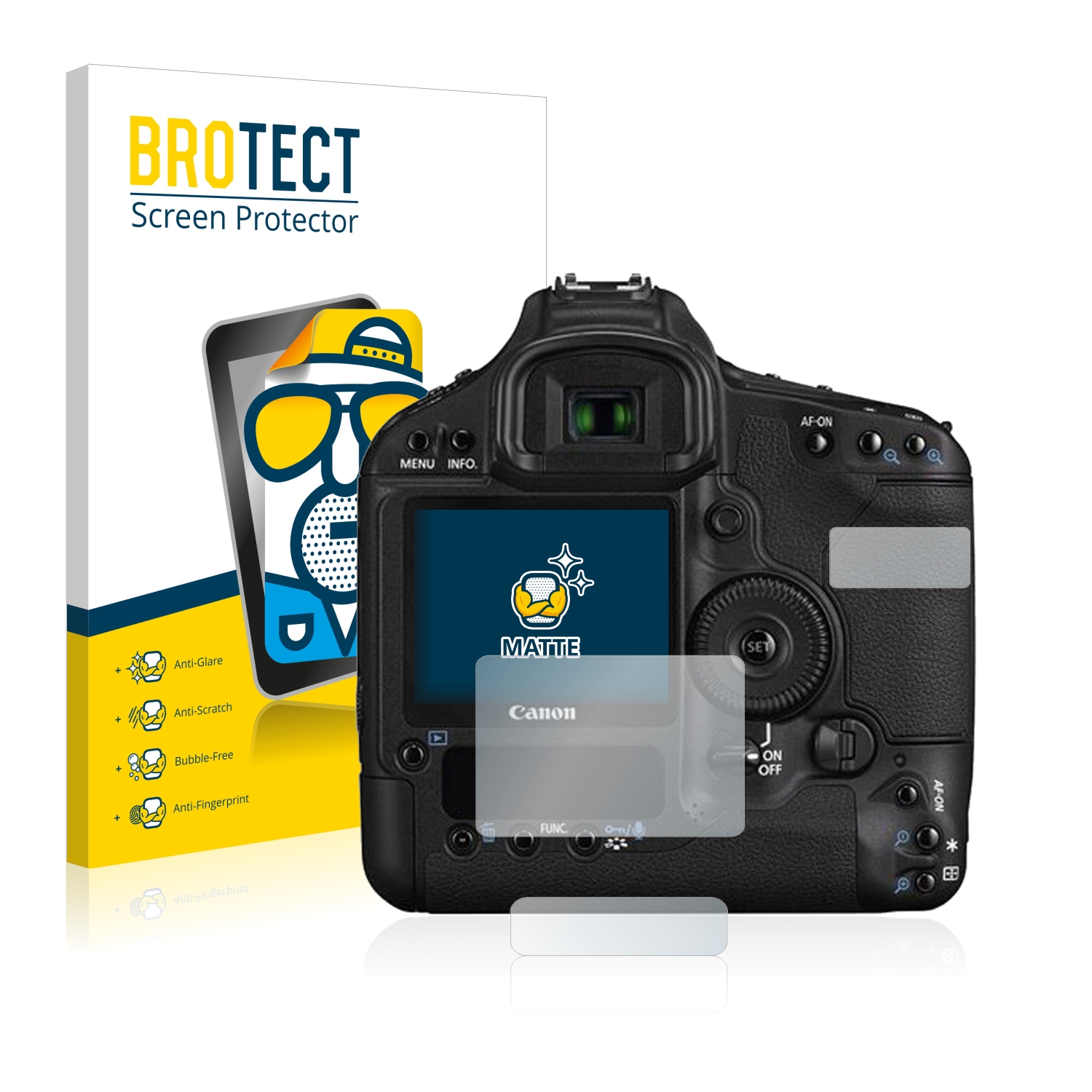 2x BROTECT Entspiegelungs-Folie pro Canon EOS 1D Mark III